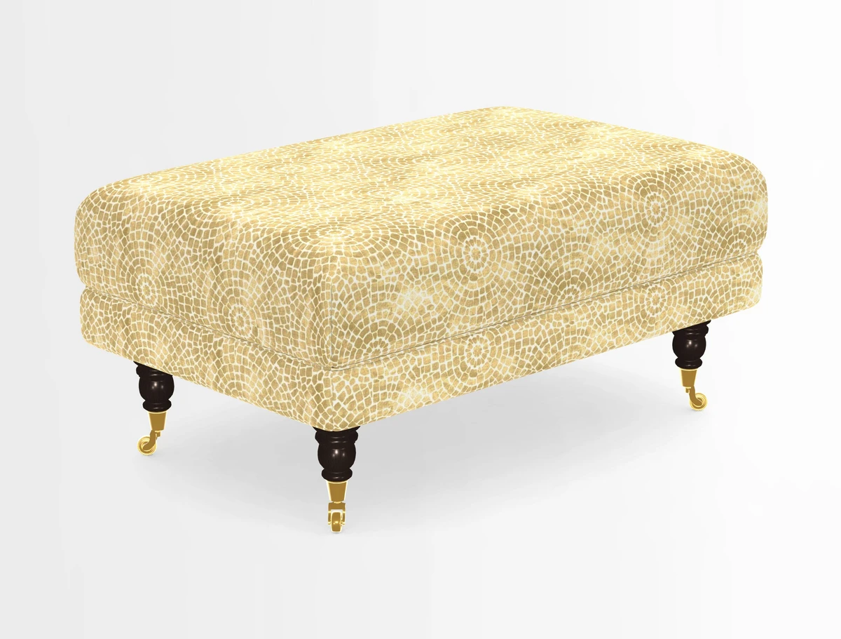 Alwinton Footstool in Osborne & Little Palazzo Pellestrina