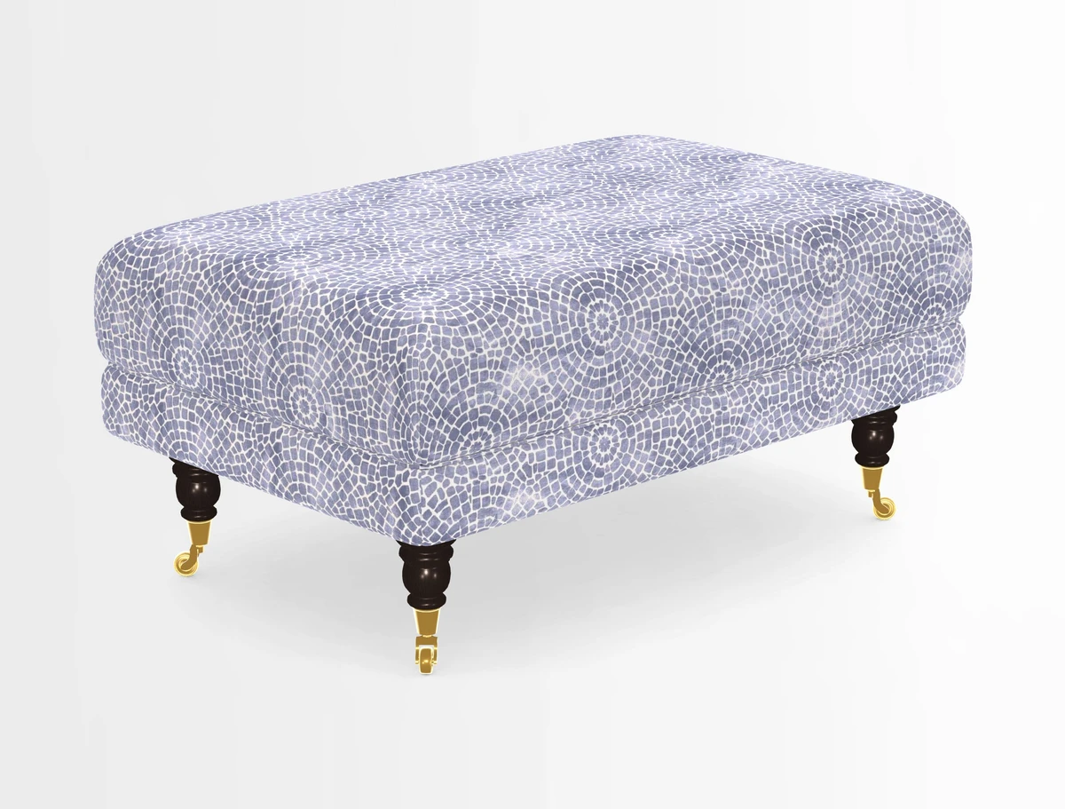 Alwinton Footstool in Osborne & Little Palazzo Pellestrina