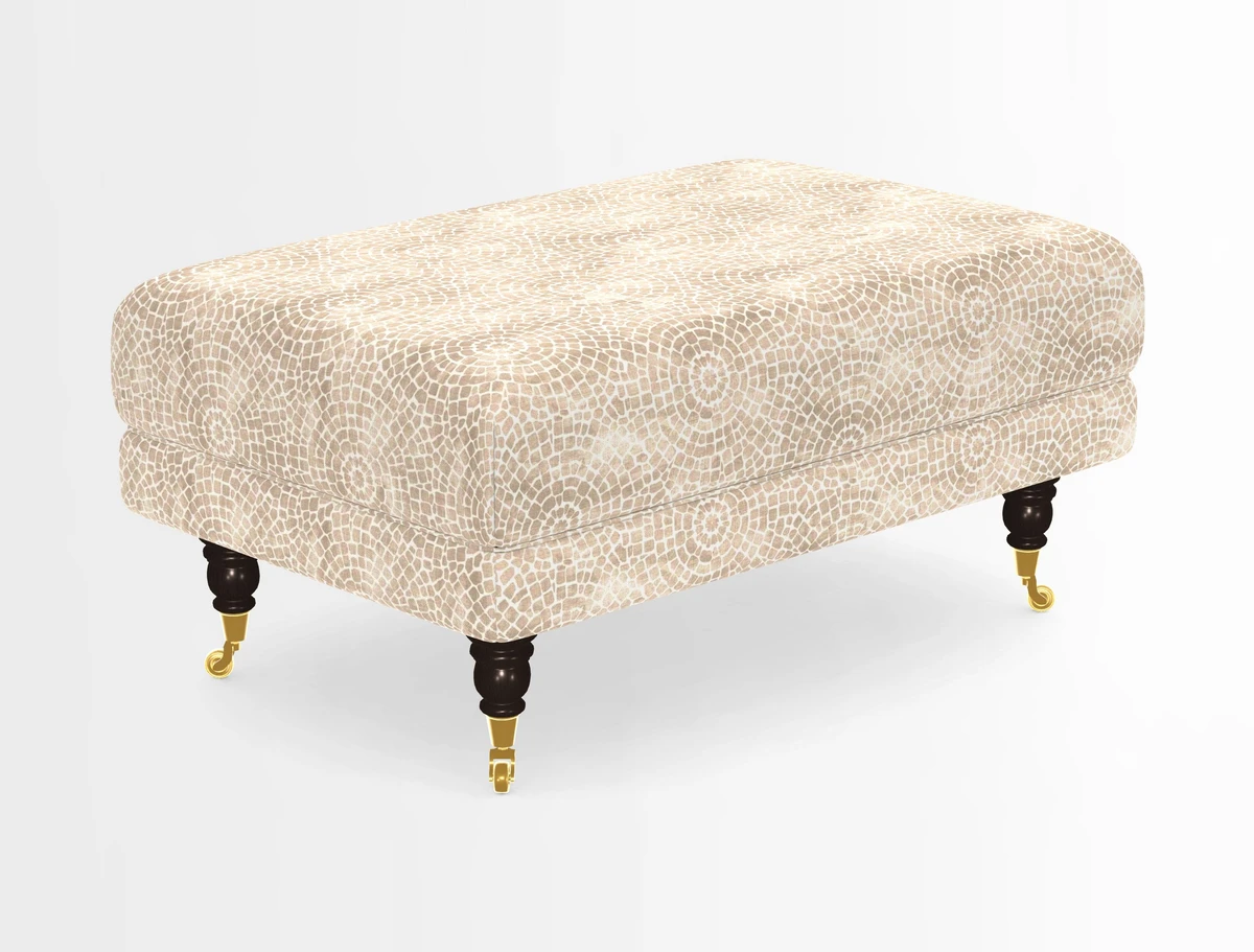 Alwinton Footstool in Osborne & Little Palazzo Pellestrina