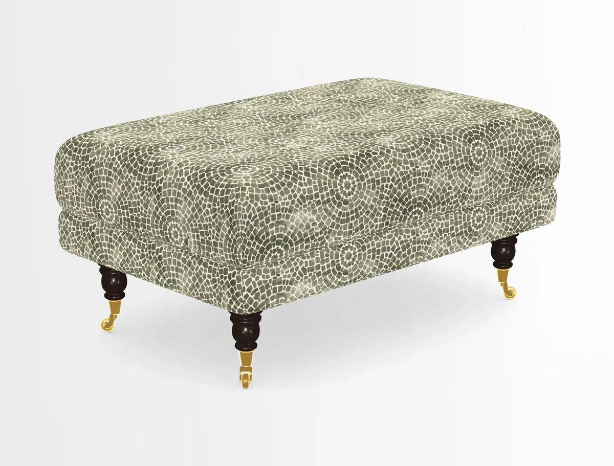 Alwinton Footstool in Osborne & Little Palazzo Pellestrina