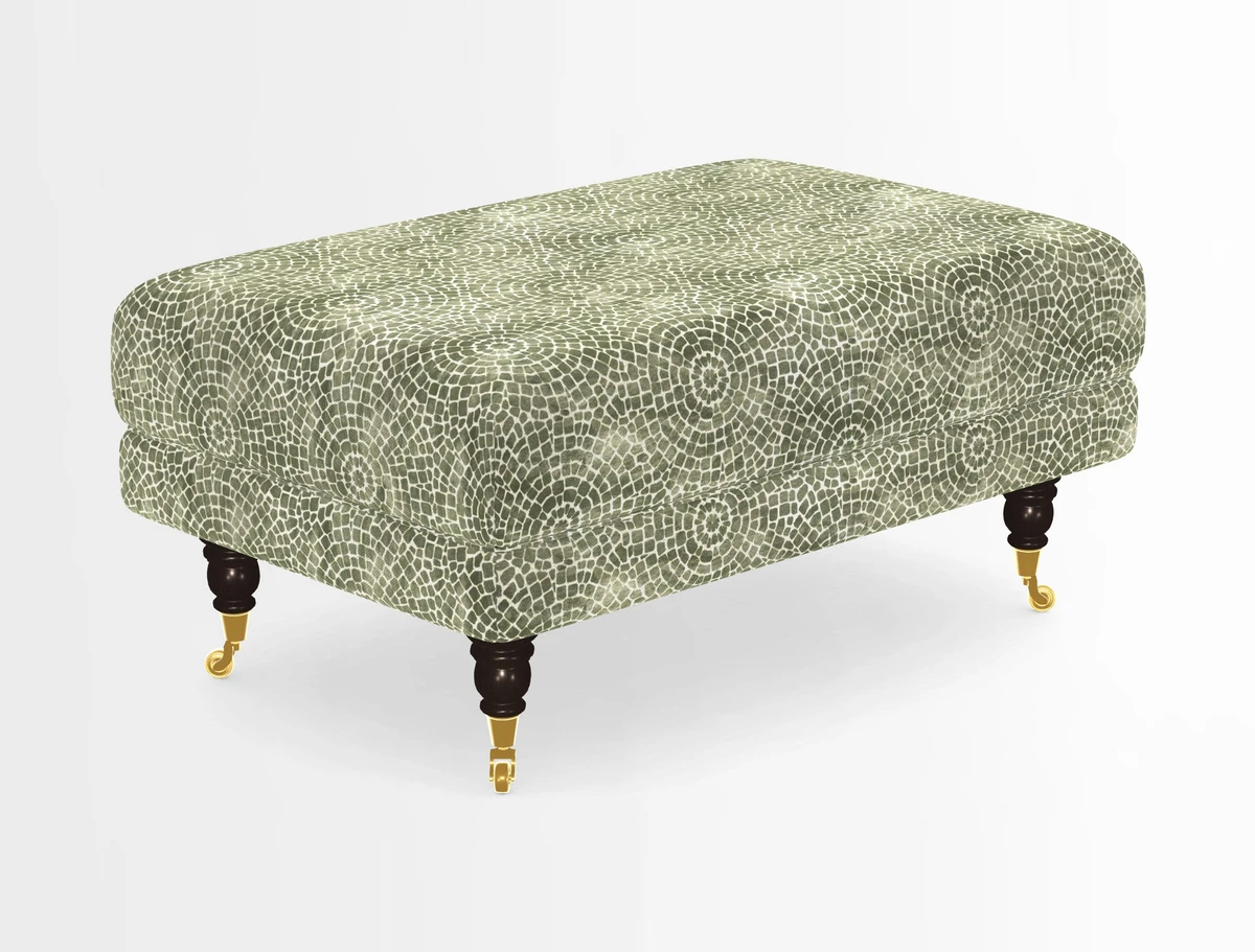Alwinton Footstool in Osborne & Little Palazzo Pellestrina