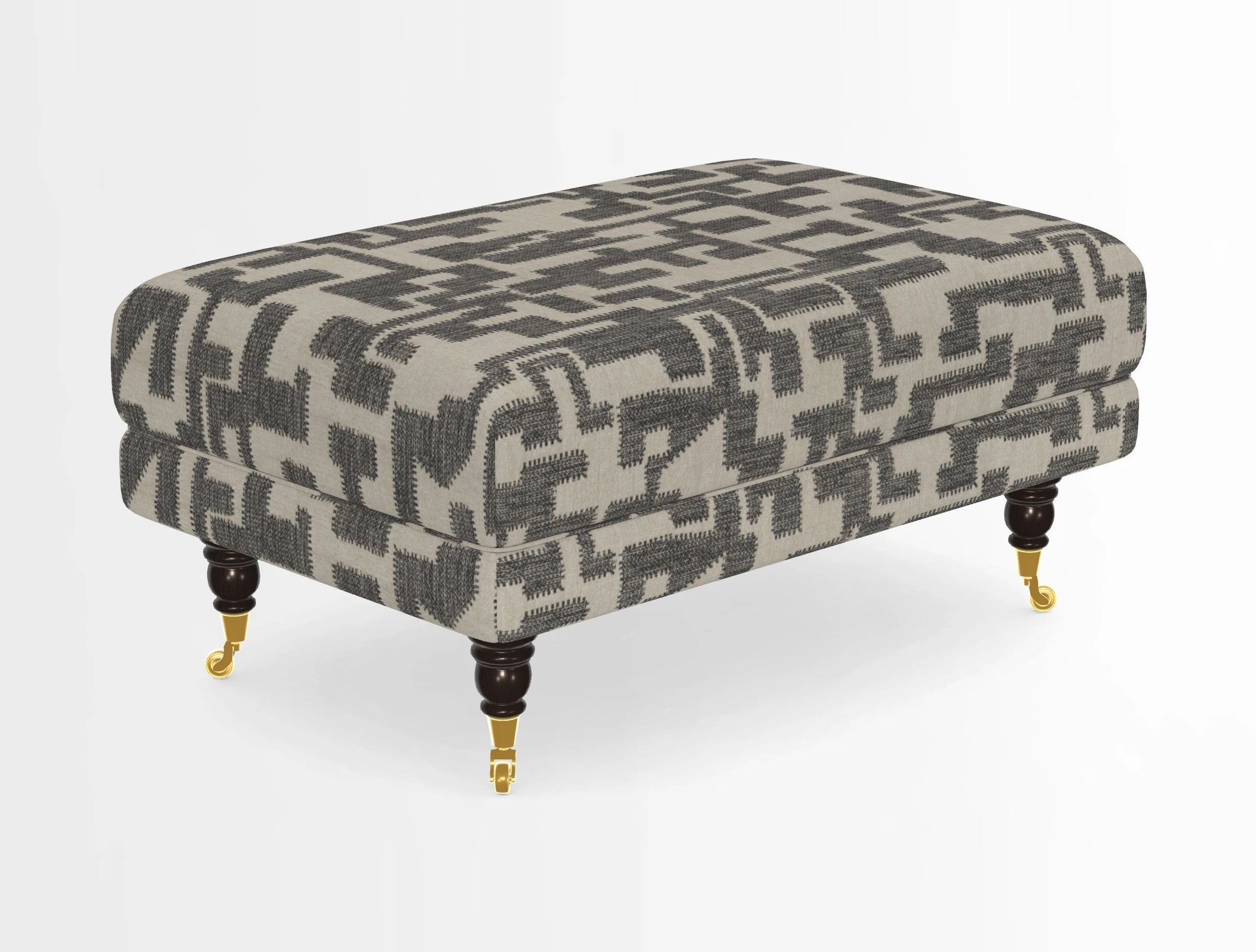 Alwinton Footstool in Osborne & Little Palazzo Pellestrina