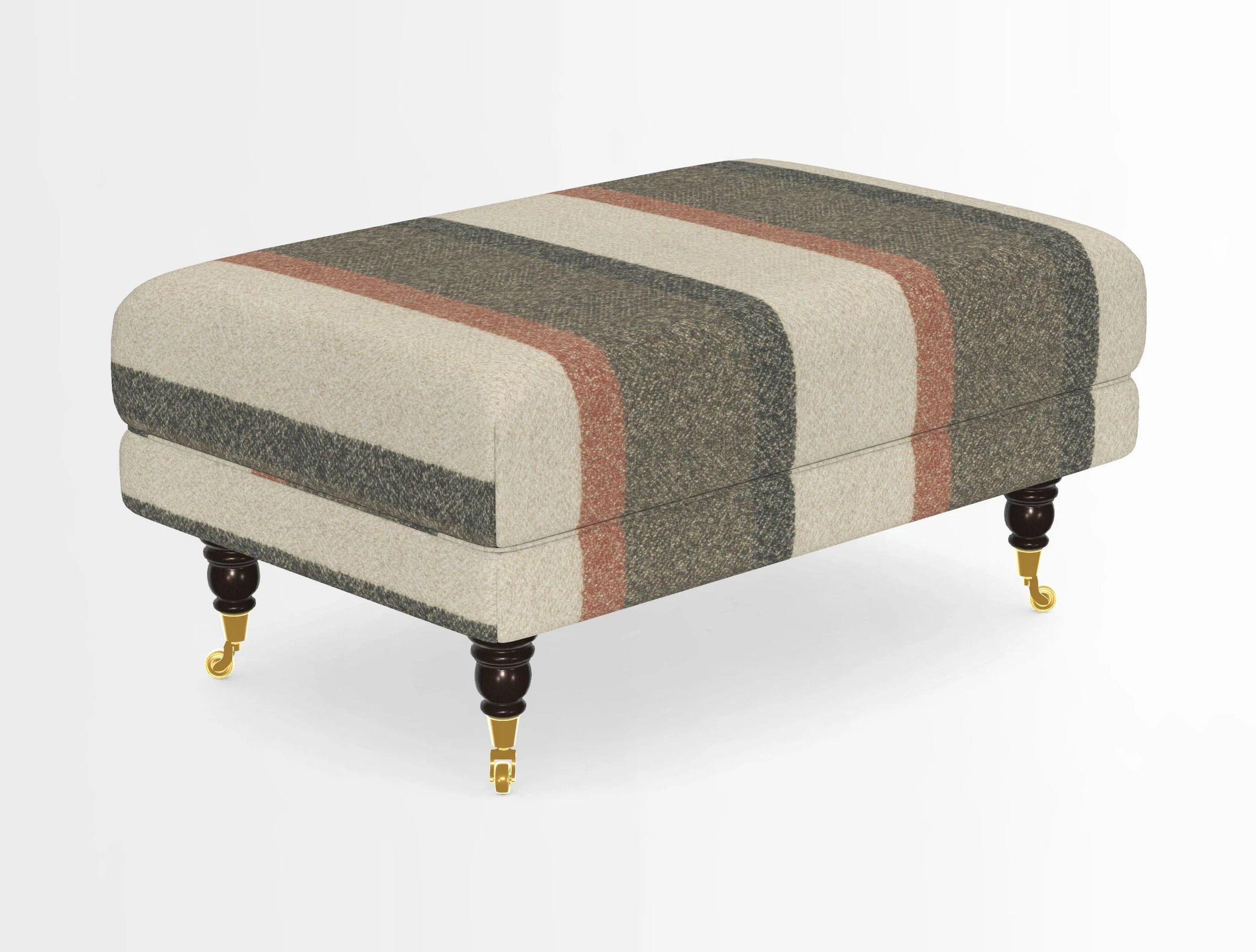 Alwinton Footstool in Osborne & Little Palazzo Pellestrina