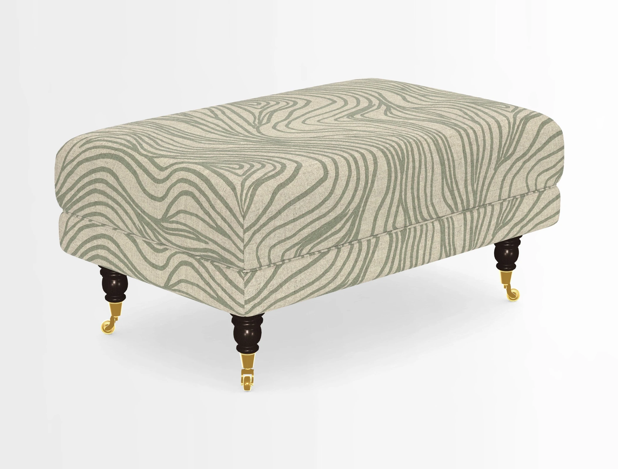 Alwinton Footstool in Osborne & Little Palazzo Pellestrina