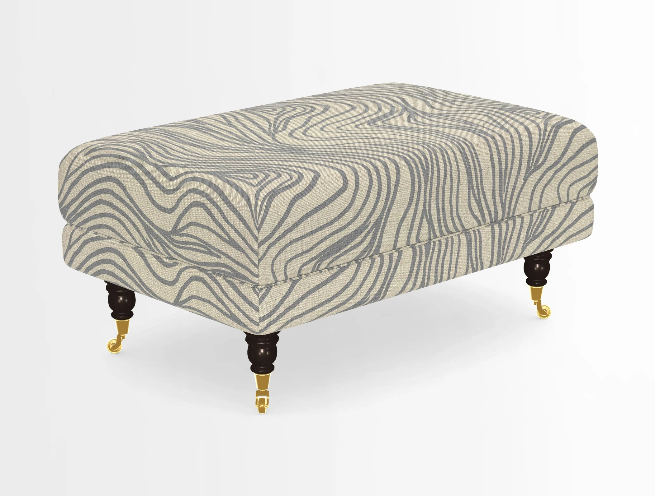 Alwinton Footstool in Osborne & Little Palazzo Pellestrina