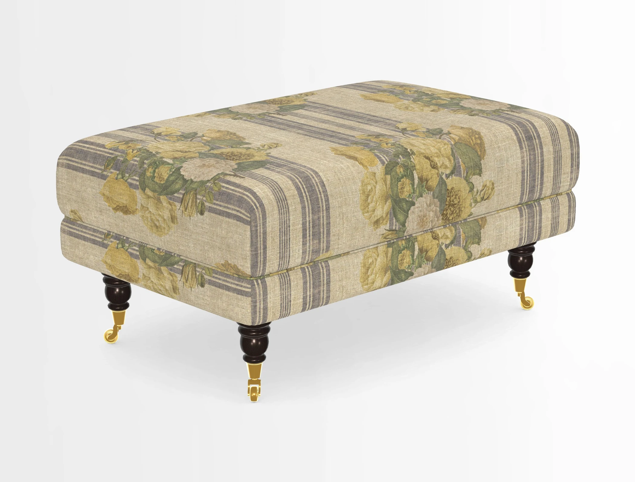 Alwinton Footstool in Osborne & Little Palazzo Pellestrina