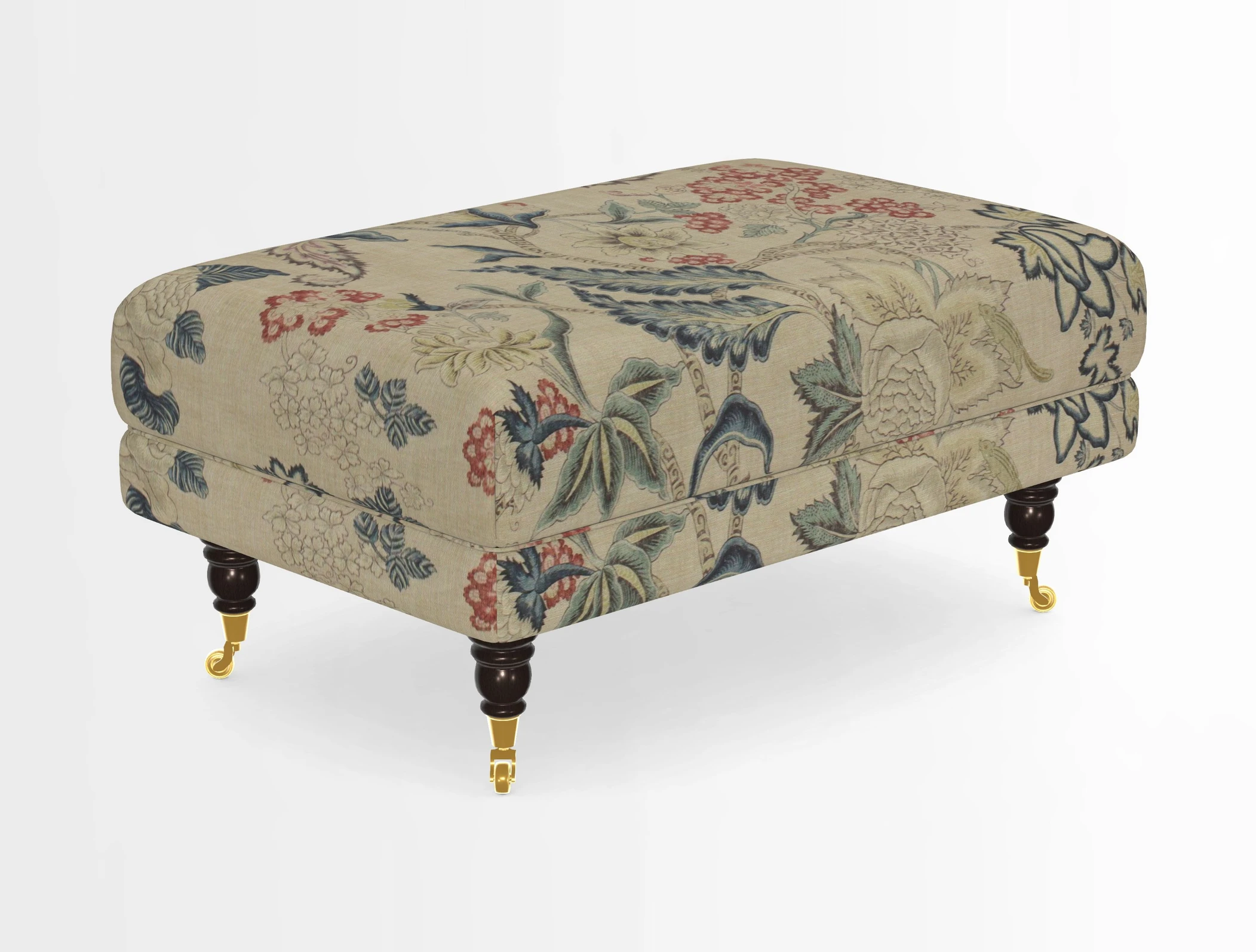Alwinton Footstool in Osborne & Little Palazzo Pellestrina