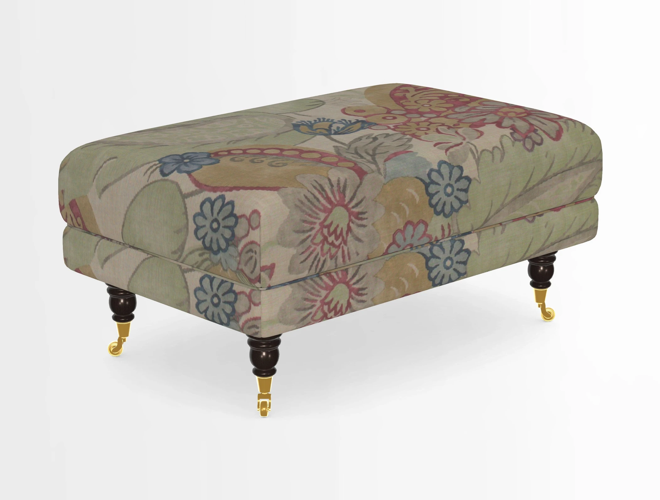 Alwinton Footstool in Osborne & Little Palazzo Pellestrina