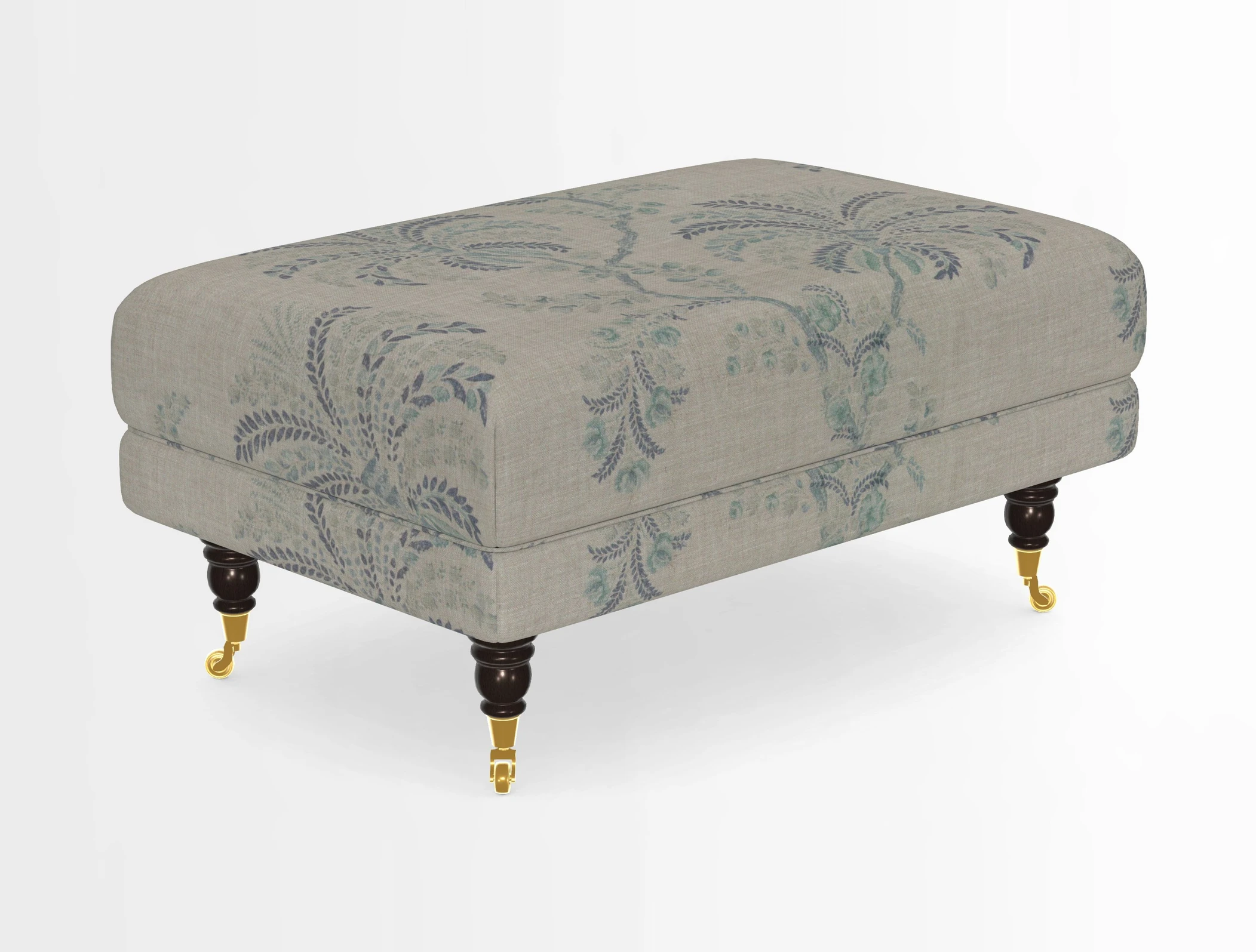 Alwinton Footstool in Osborne & Little Palazzo Pellestrina