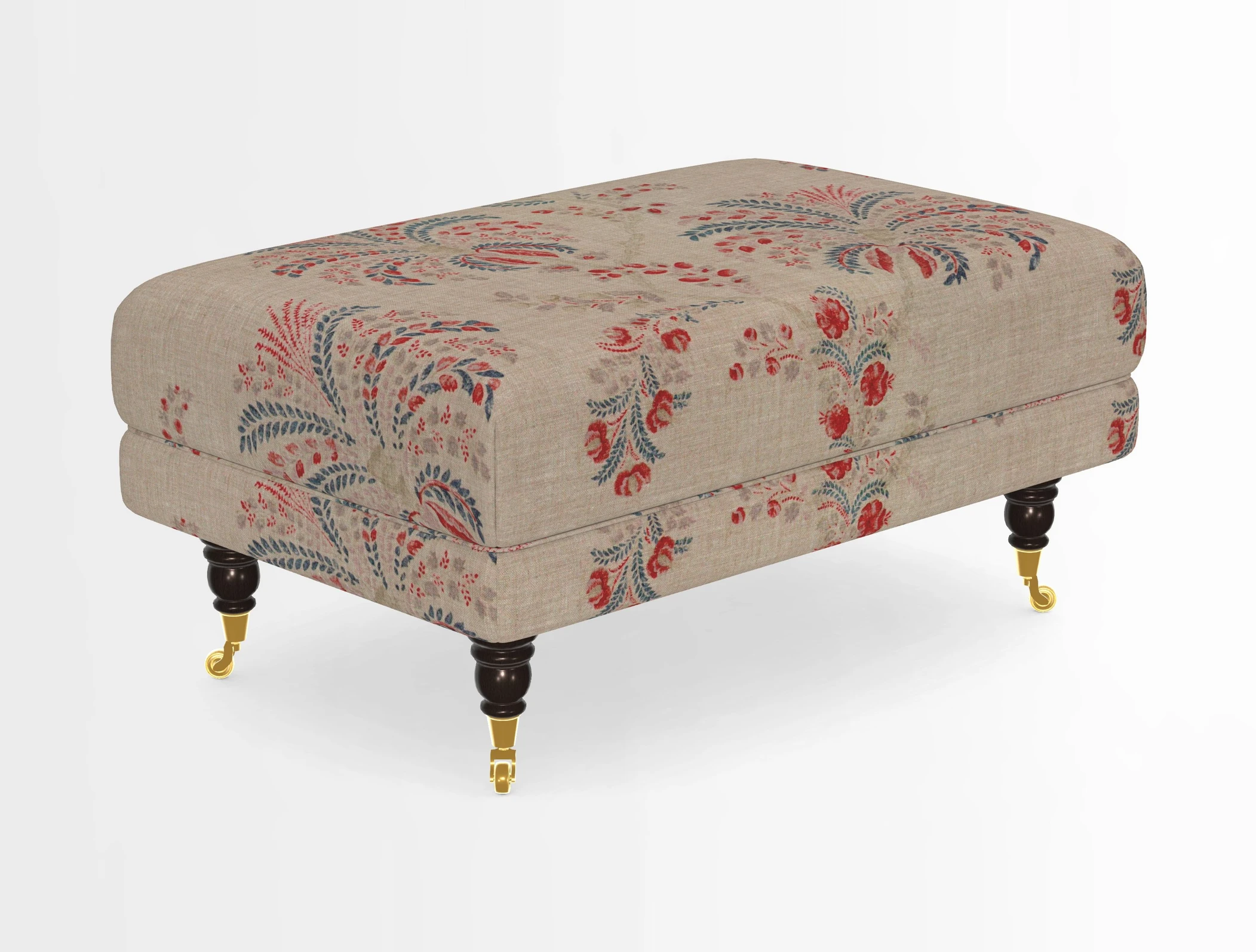 Alwinton Footstool in Osborne & Little Palazzo Pellestrina