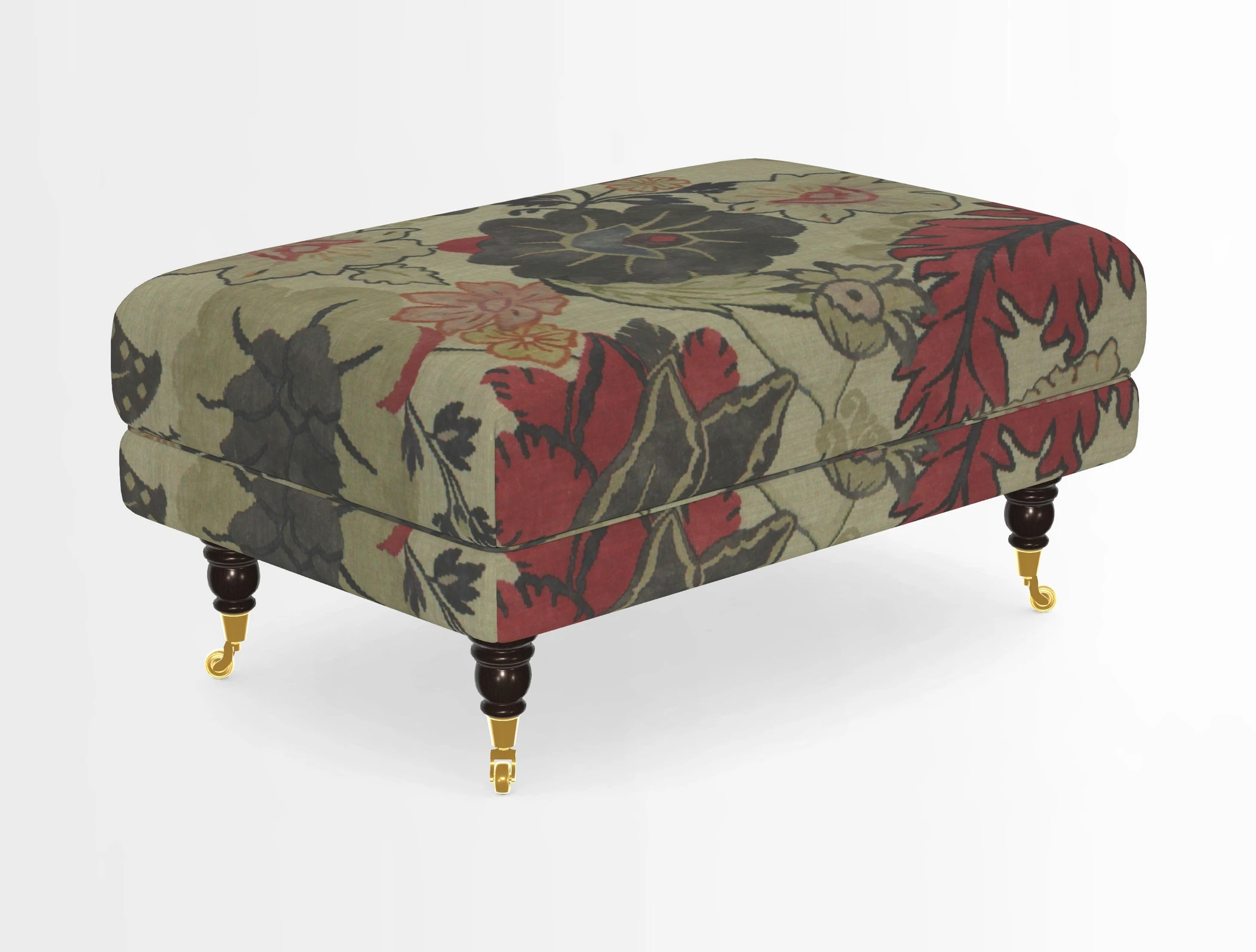Alwinton Footstool in Osborne & Little Palazzo Pellestrina