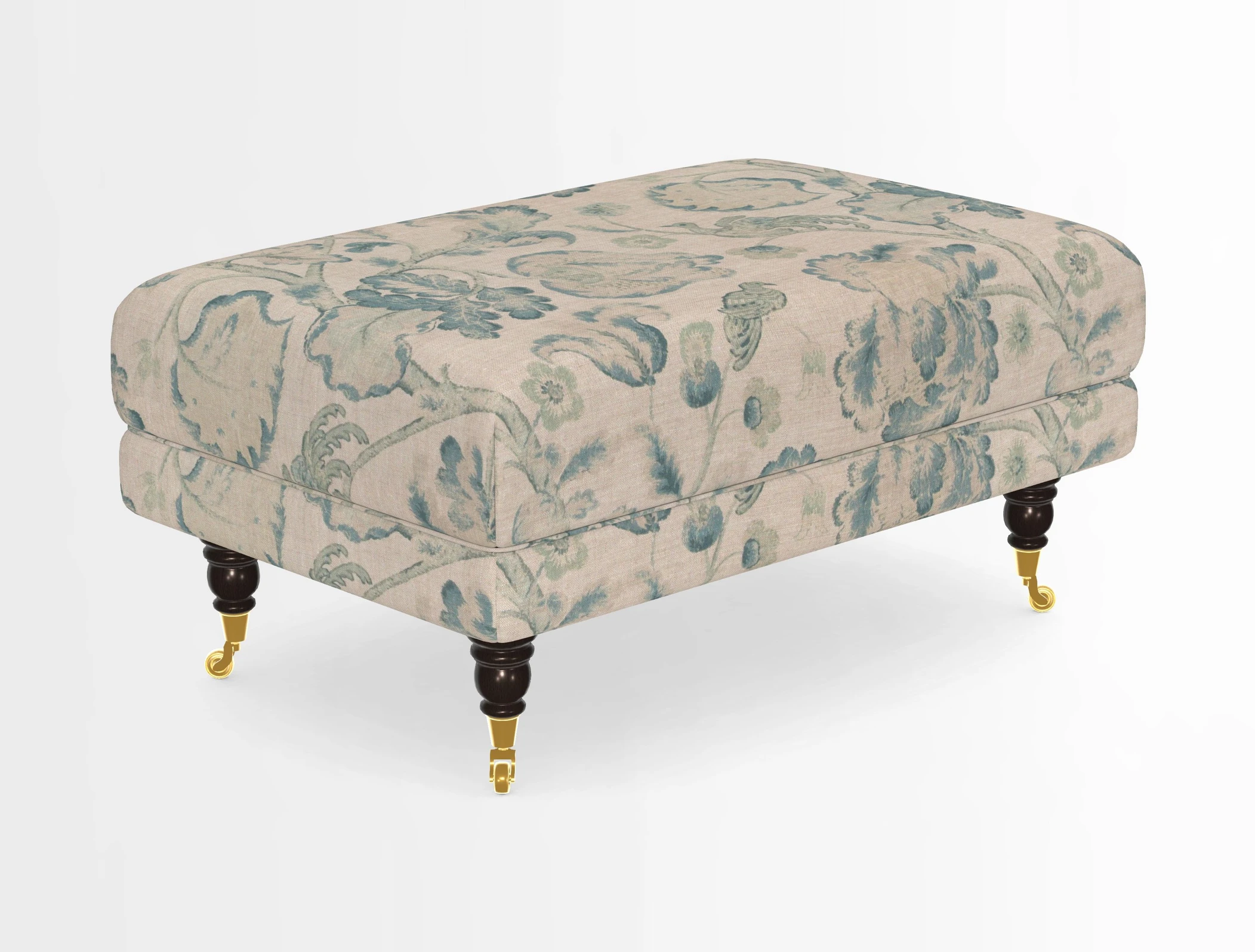 Alwinton Footstool in Osborne & Little Palazzo Pellestrina