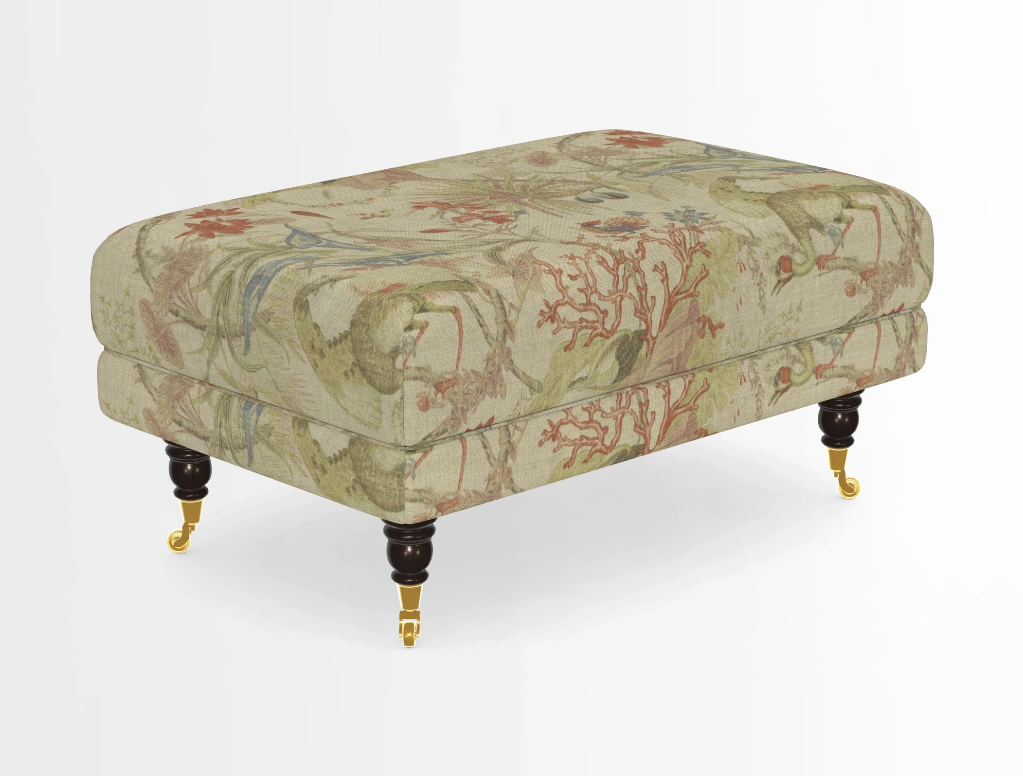 Alwinton Footstool in Osborne & Little Palazzo Pellestrina