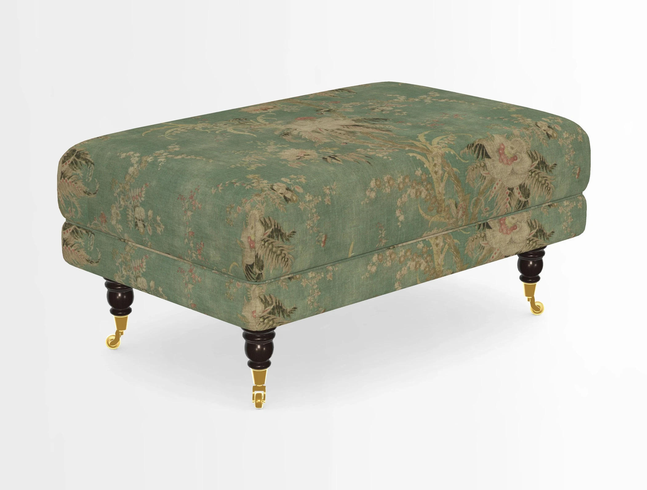 Alwinton Footstool in Osborne & Little Palazzo Pellestrina