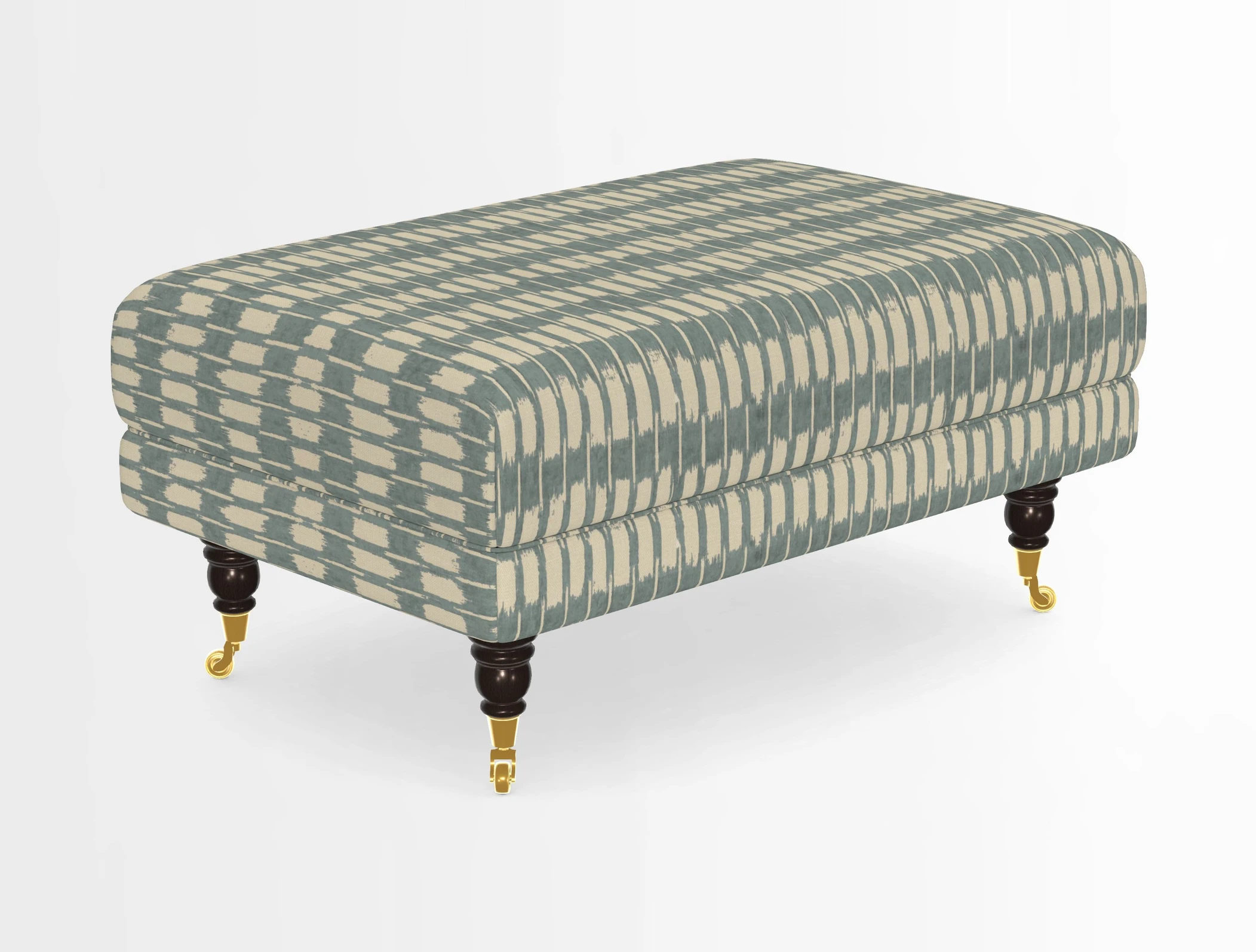 Alwinton Footstool in Osborne & Little Palazzo Pellestrina