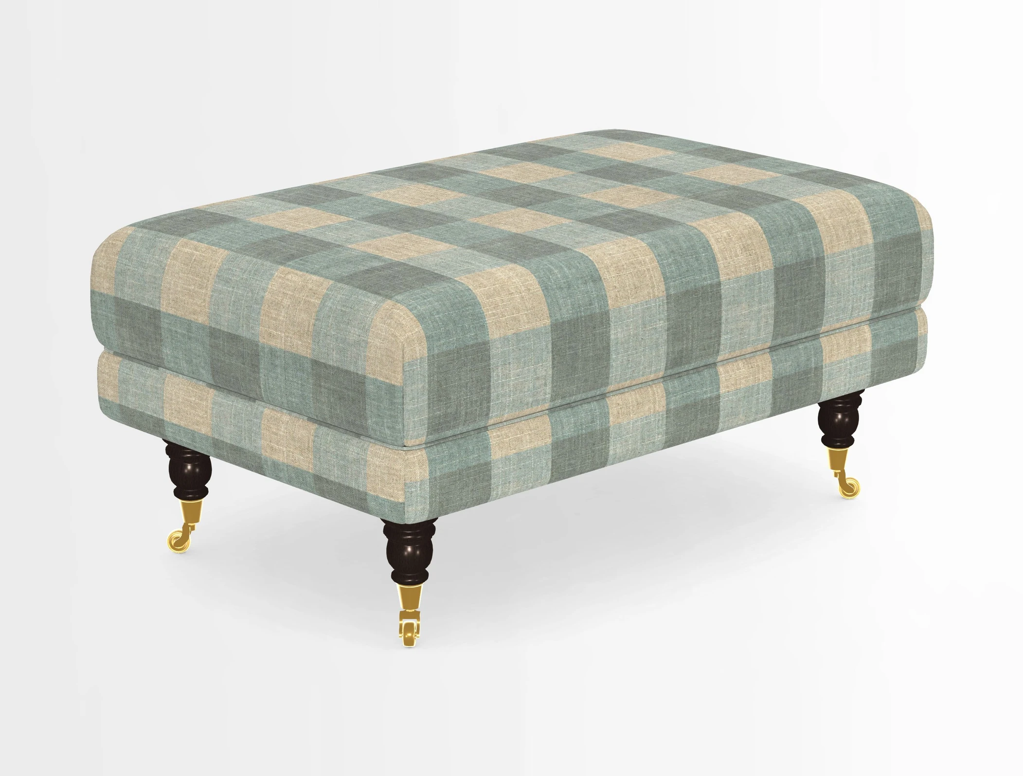 Alwinton Footstool in Osborne & Little Palazzo Pellestrina