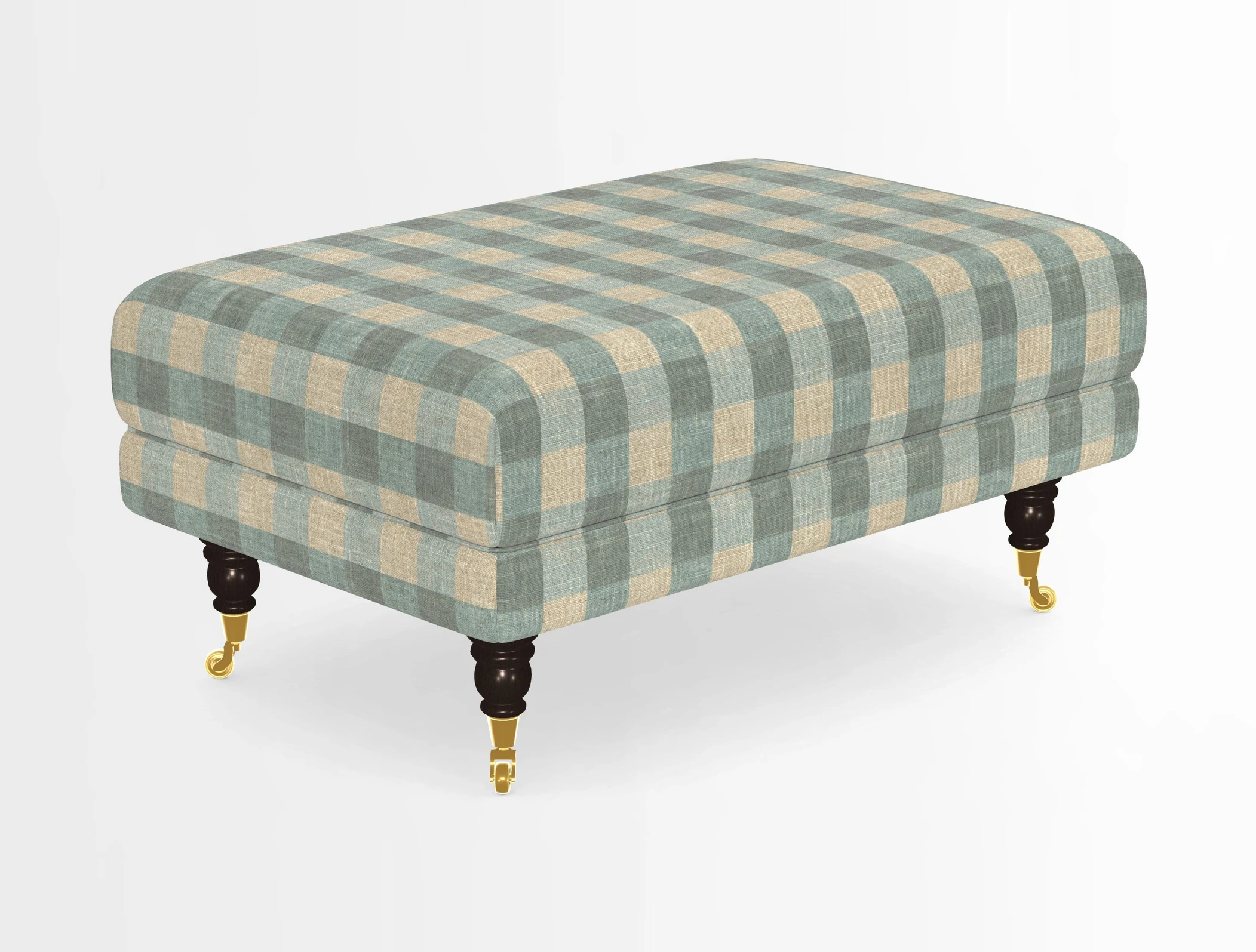 Alwinton Footstool in Osborne & Little Palazzo Pellestrina