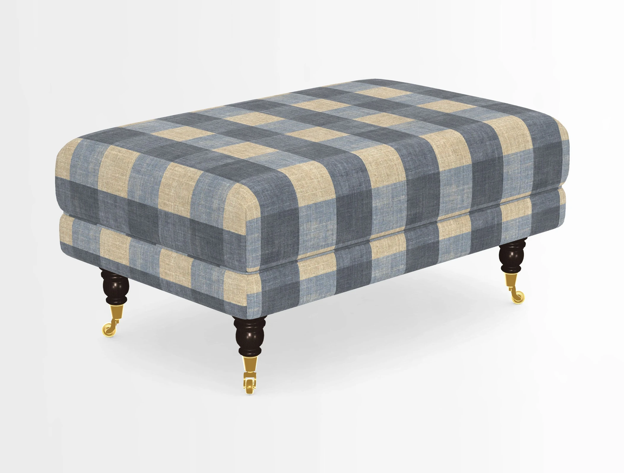 Alwinton Footstool in Osborne & Little Palazzo Pellestrina