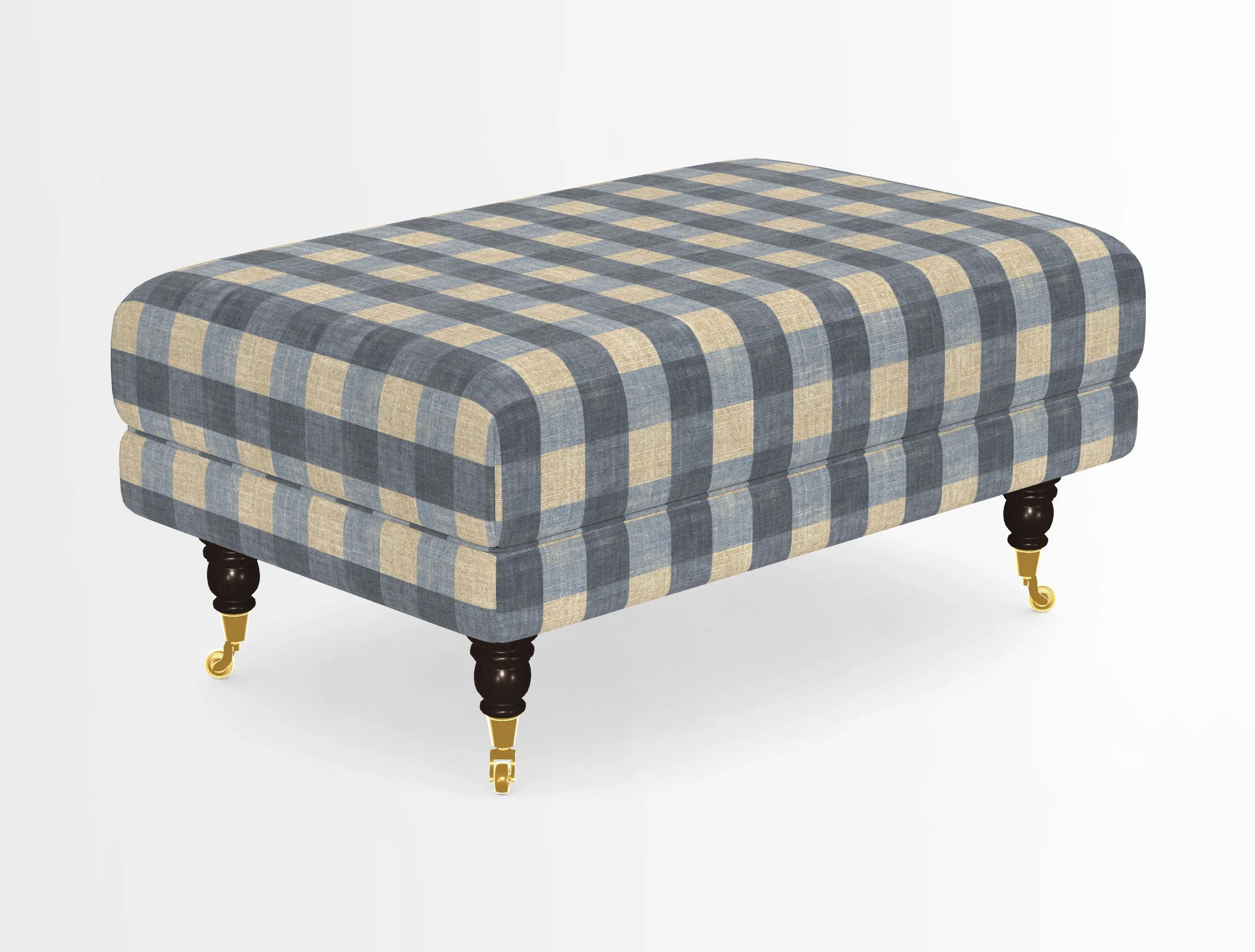 Alwinton Footstool in Osborne & Little Palazzo Pellestrina