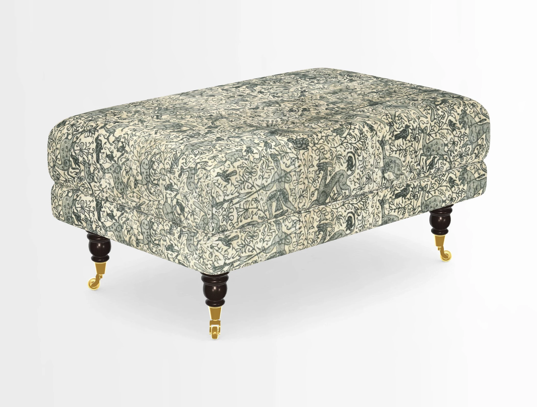Alwinton Footstool in Osborne & Little Palazzo Pellestrina