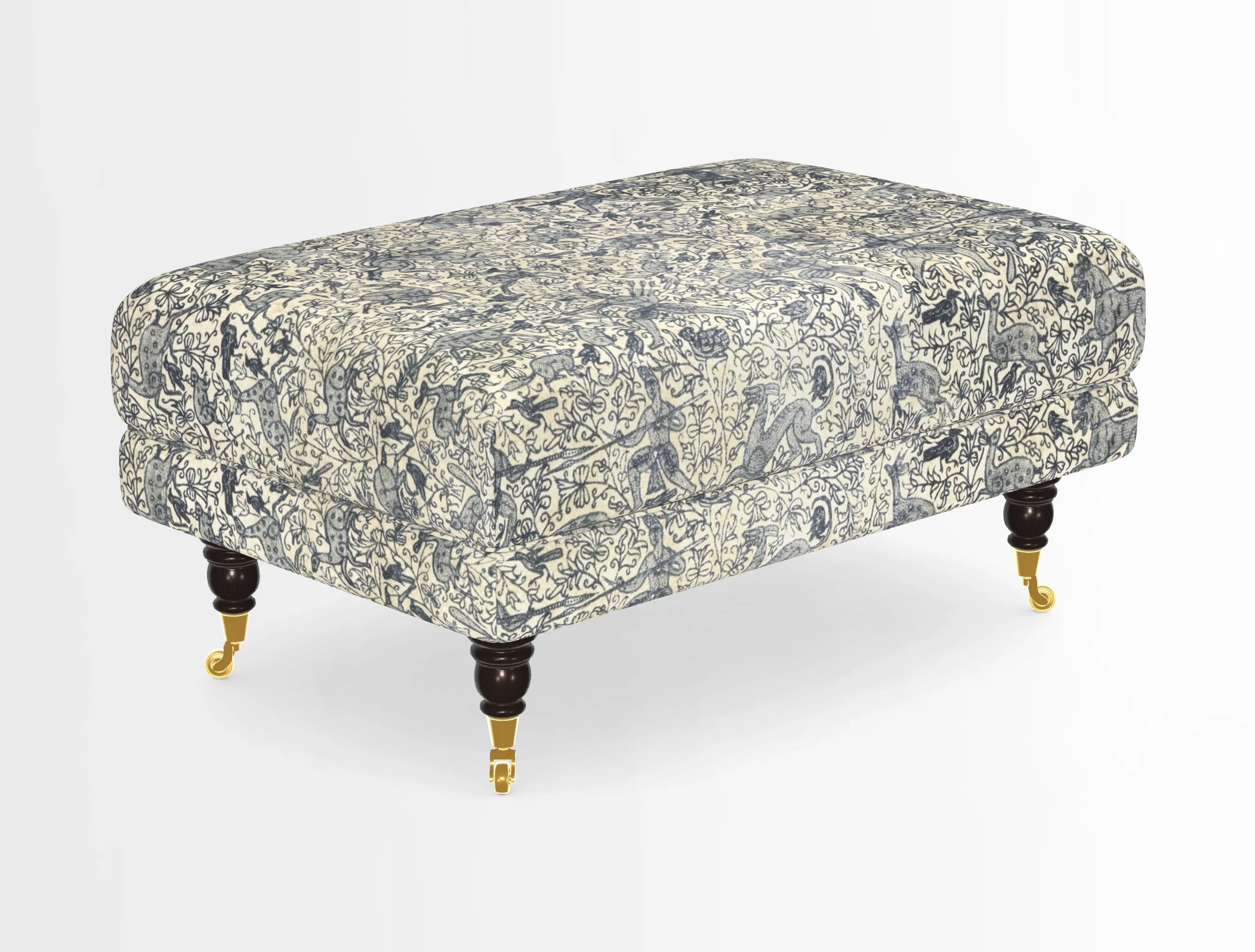 Alwinton Footstool in Osborne & Little Palazzo Pellestrina