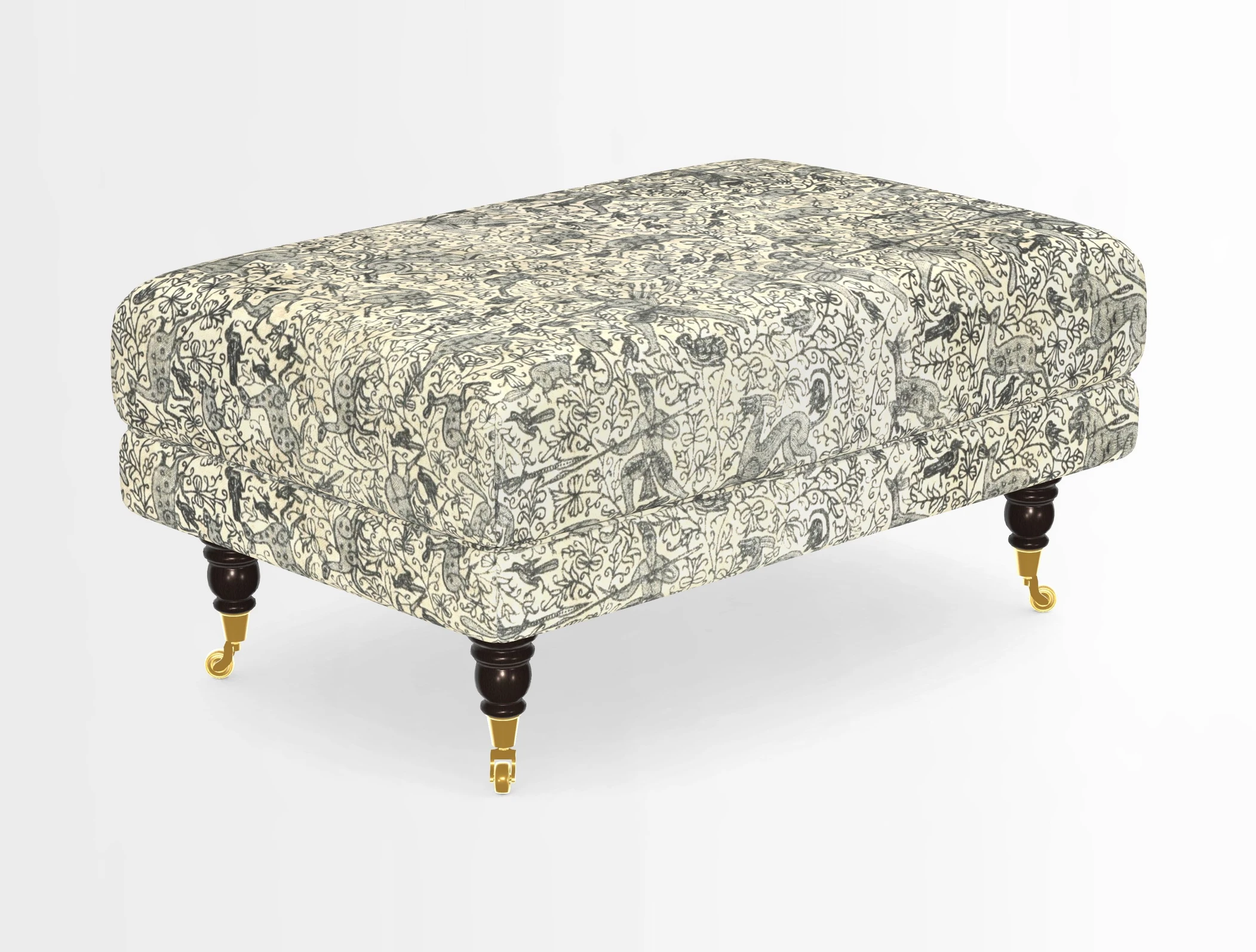 Alwinton Footstool in Osborne & Little Palazzo Pellestrina