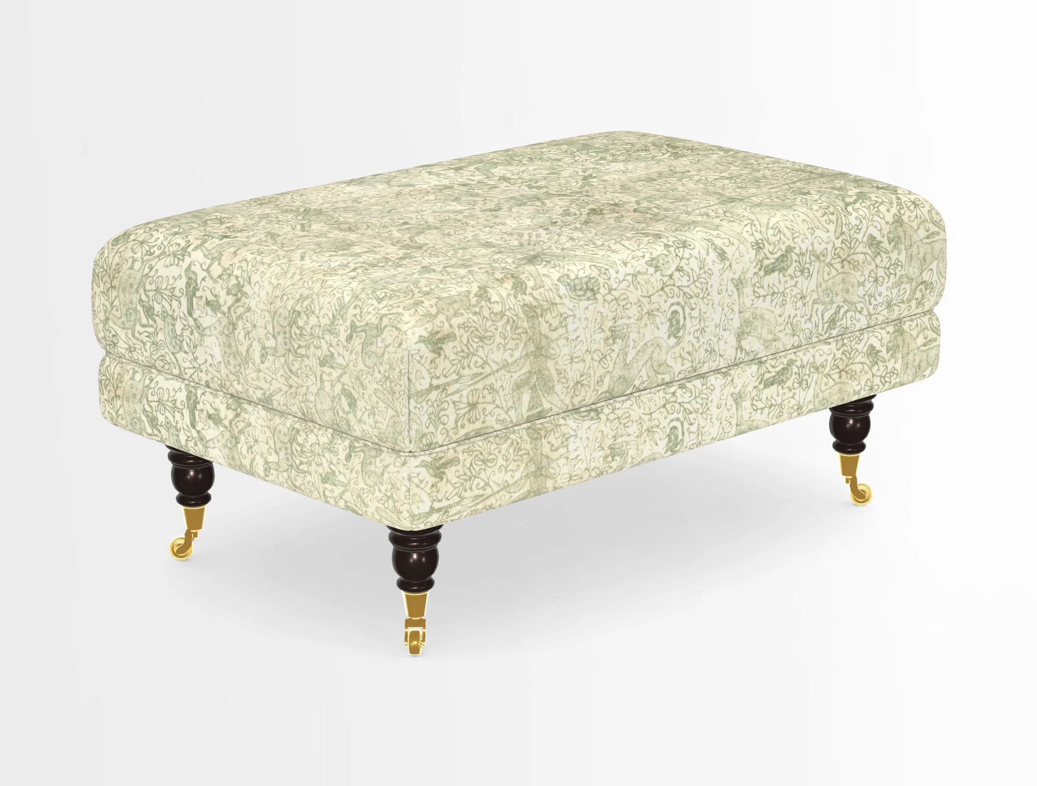 Alwinton Footstool in Osborne & Little Palazzo Pellestrina