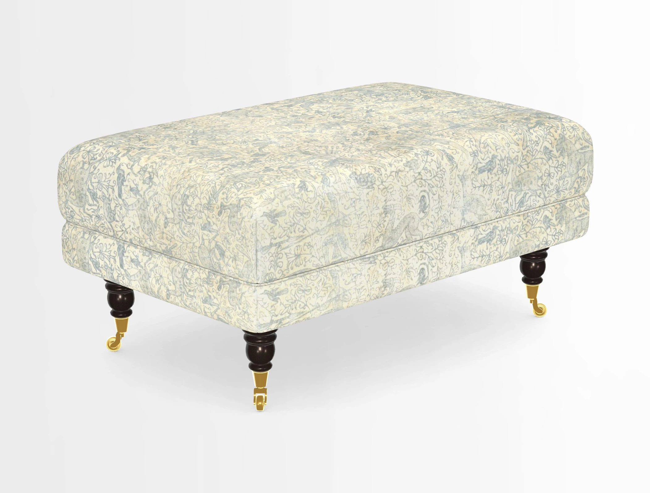 Alwinton Footstool in Osborne & Little Palazzo Pellestrina