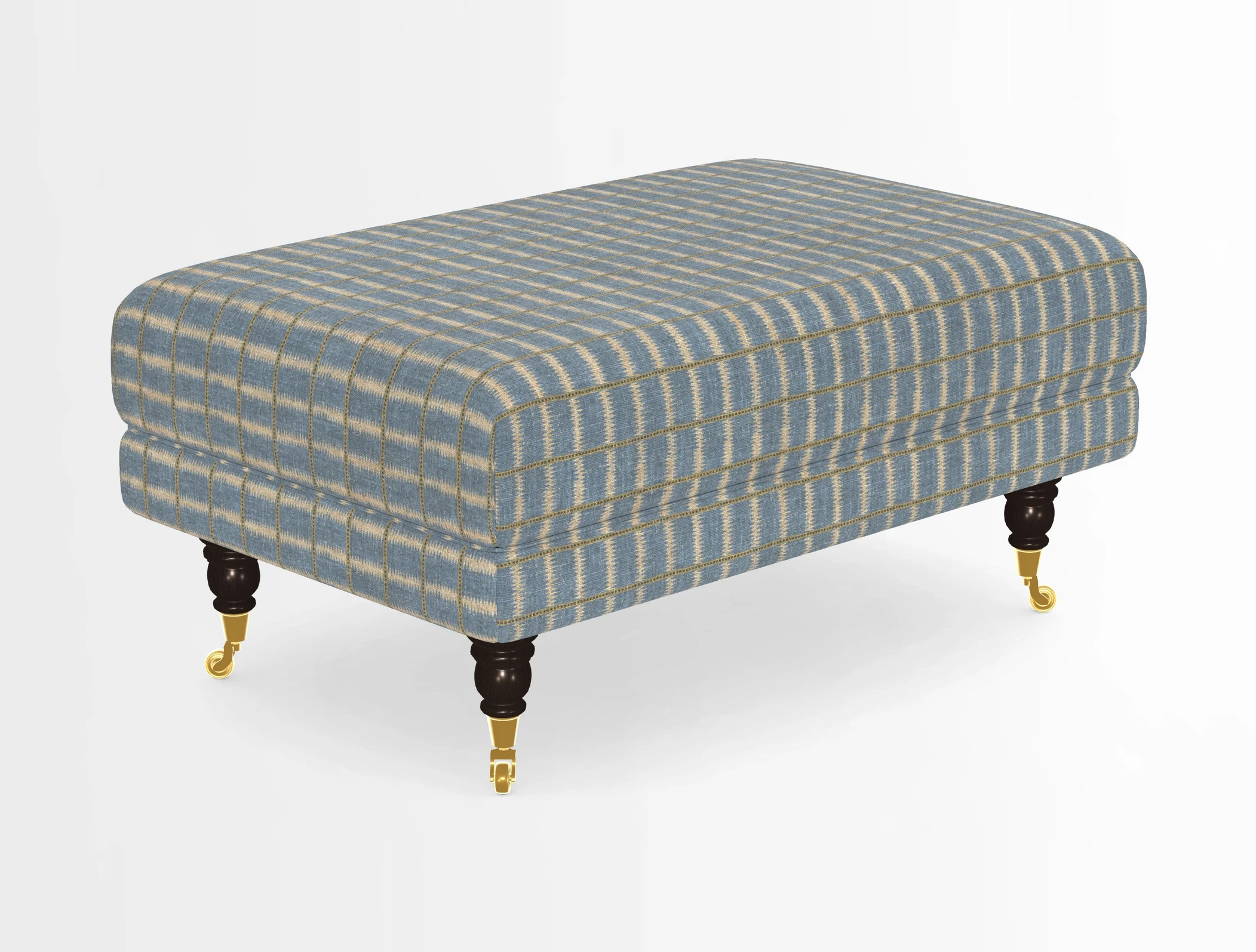 Alwinton Footstool in Osborne & Little Palazzo Pellestrina