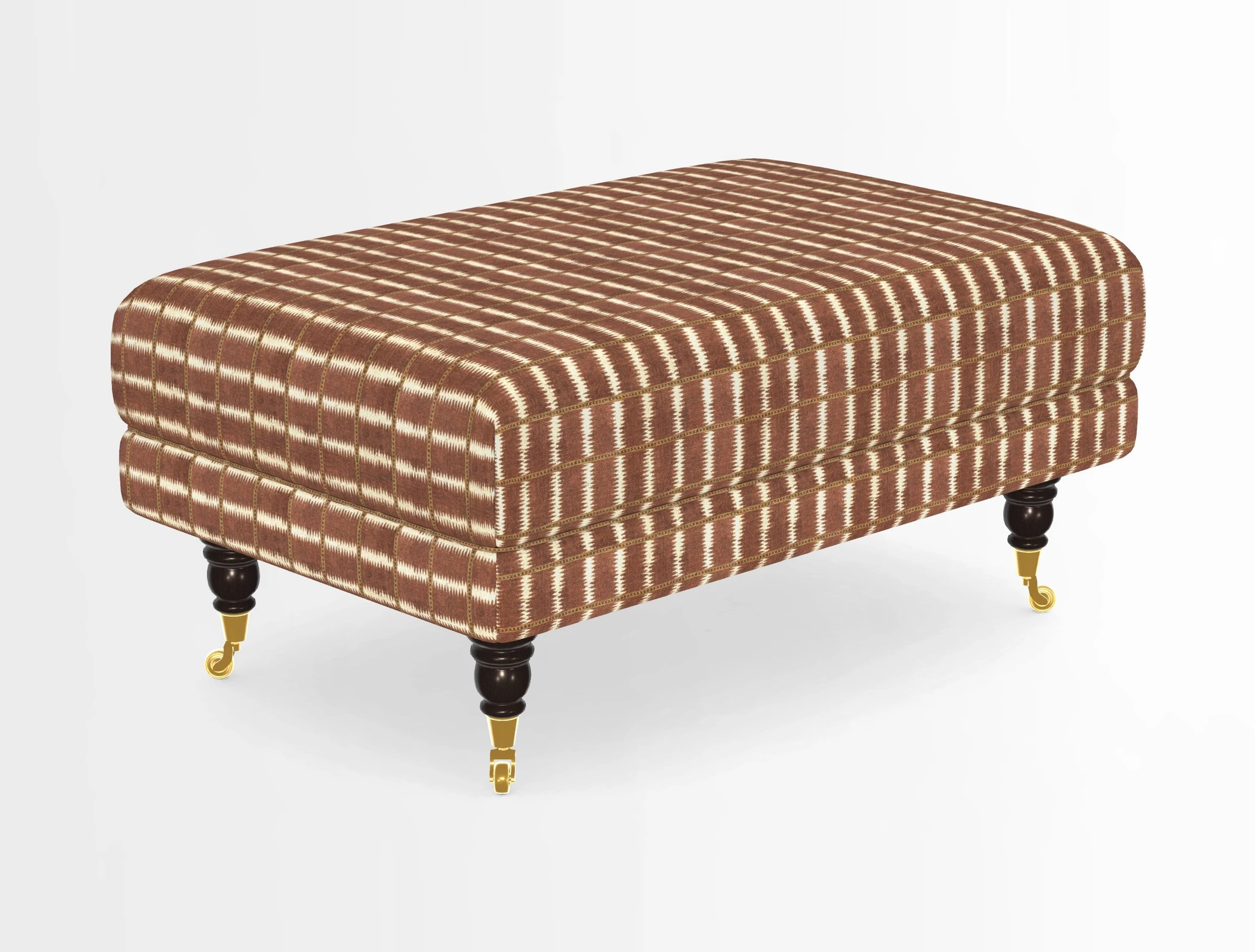 Alwinton Footstool in Osborne & Little Palazzo Pellestrina