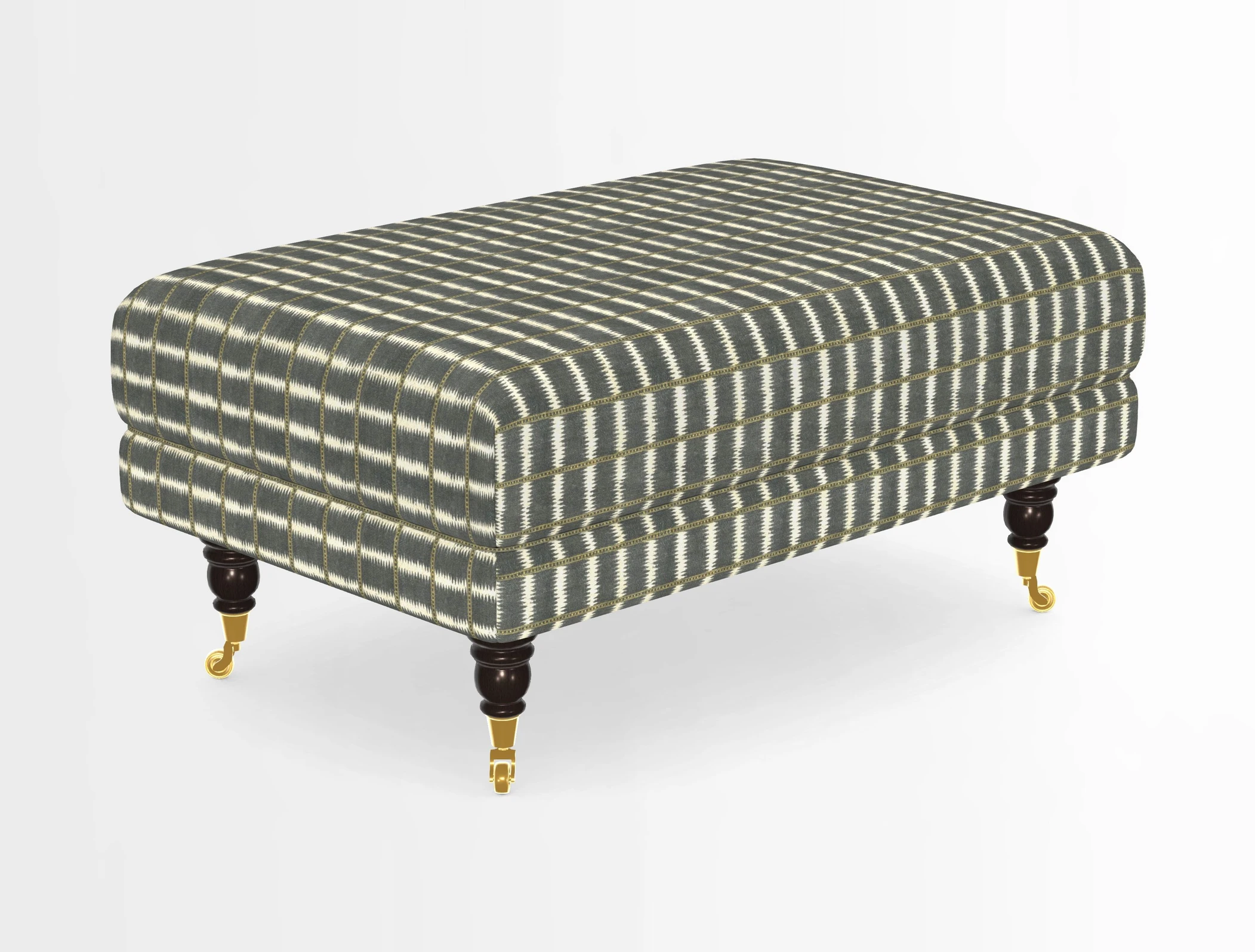 Alwinton Footstool in Osborne & Little Palazzo Pellestrina