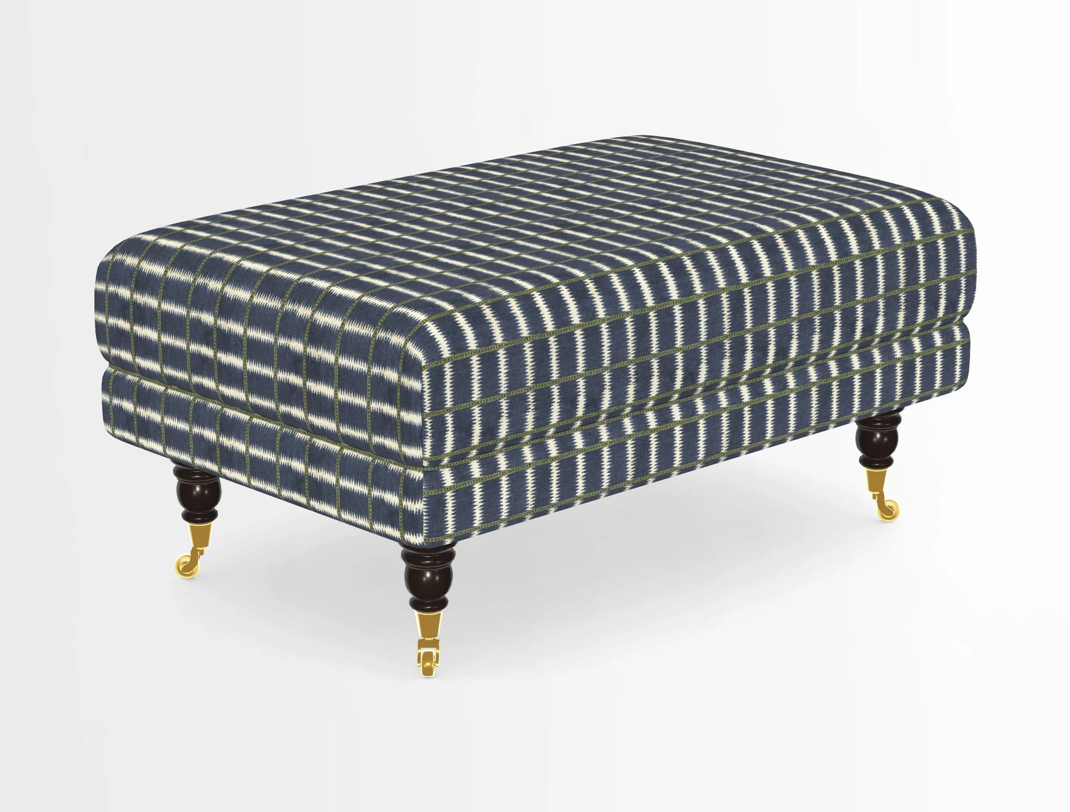 Alwinton Footstool in Osborne & Little Palazzo Pellestrina