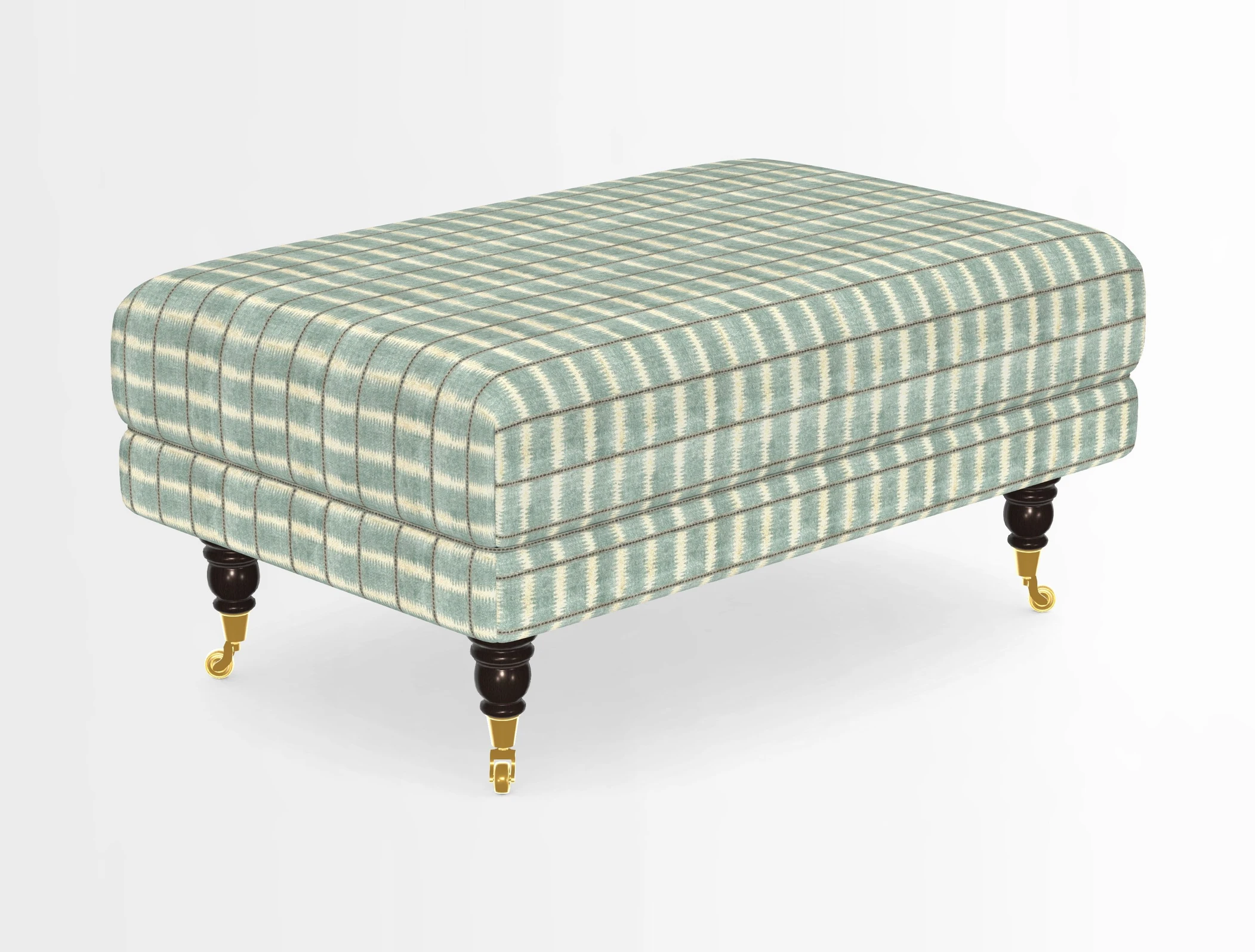 Alwinton Footstool in Osborne & Little Palazzo Pellestrina