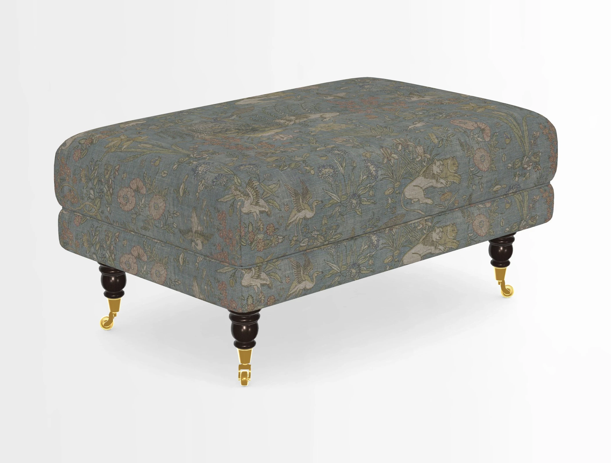 Alwinton Footstool in Osborne & Little Palazzo Pellestrina