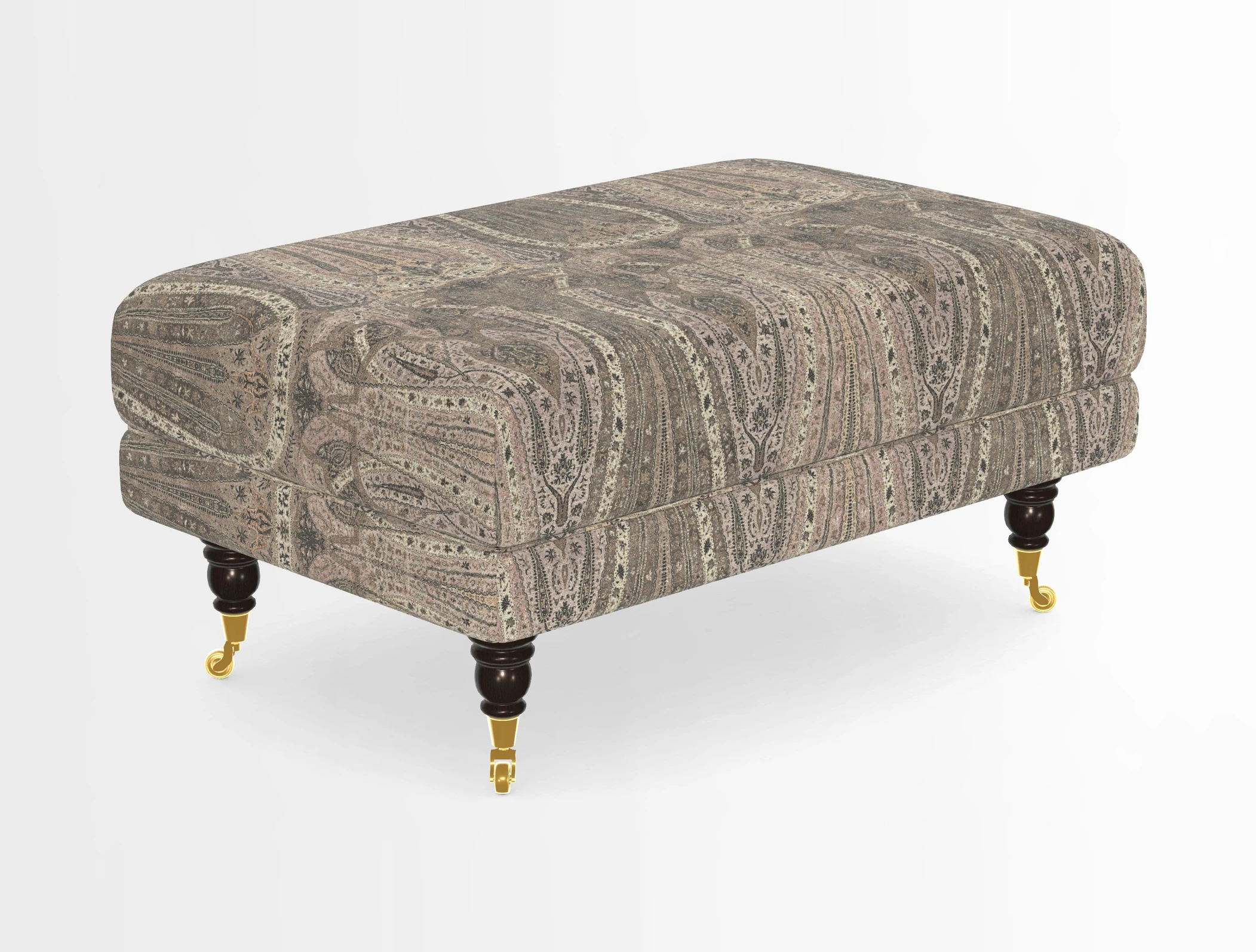 Alwinton Footstool in Osborne & Little Palazzo Pellestrina