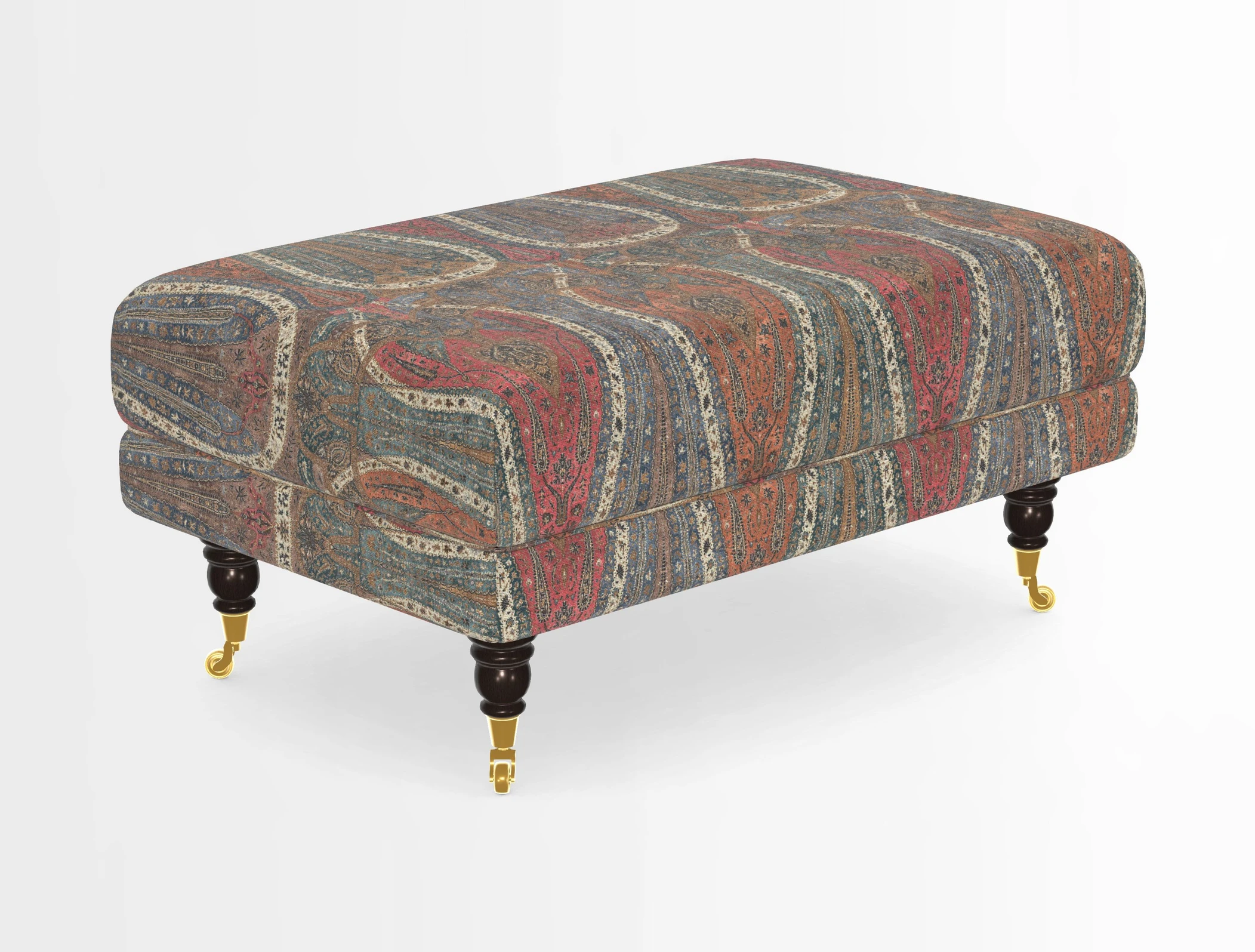 Alwinton Footstool in Osborne & Little Palazzo Pellestrina