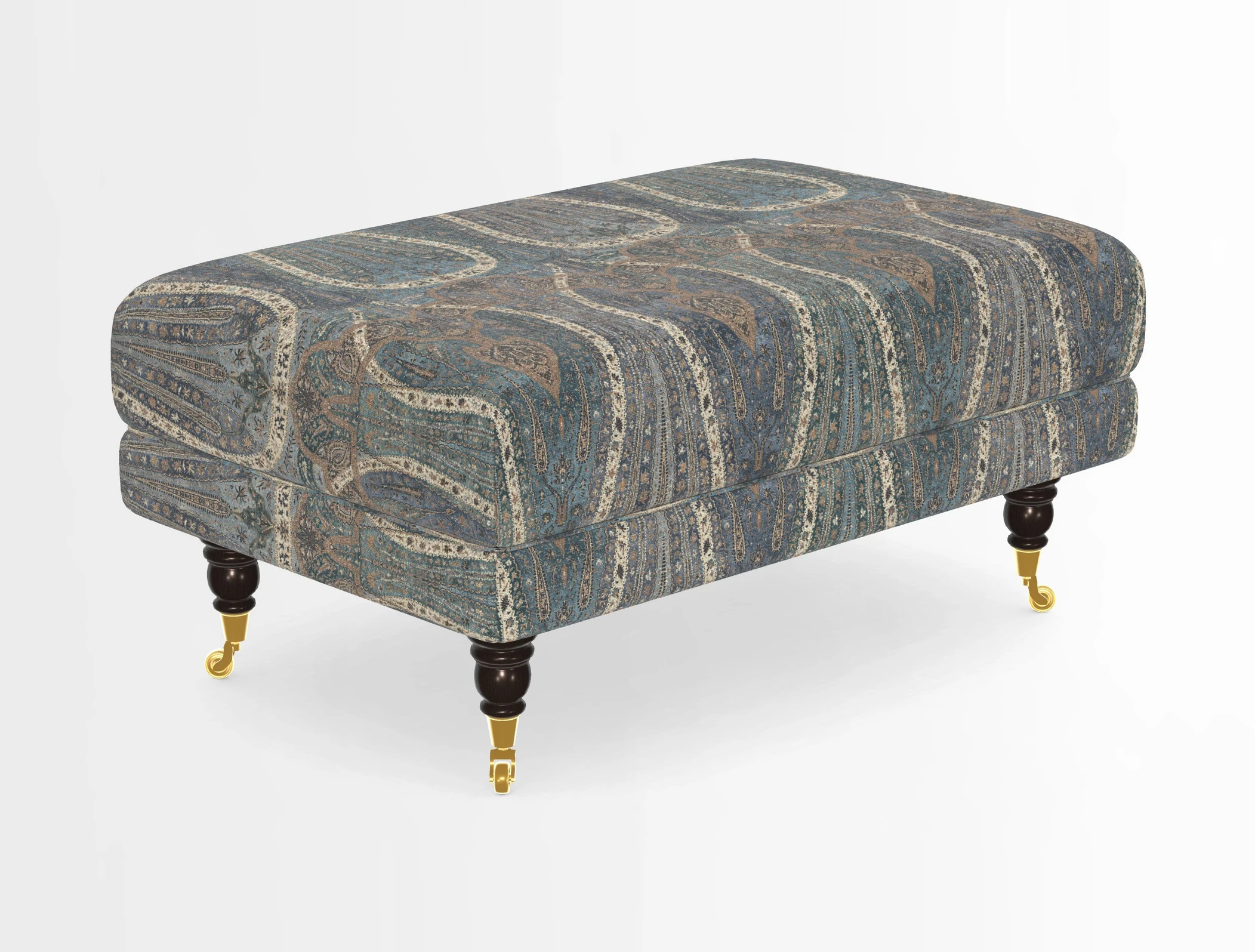 Alwinton Footstool in Osborne & Little Palazzo Pellestrina