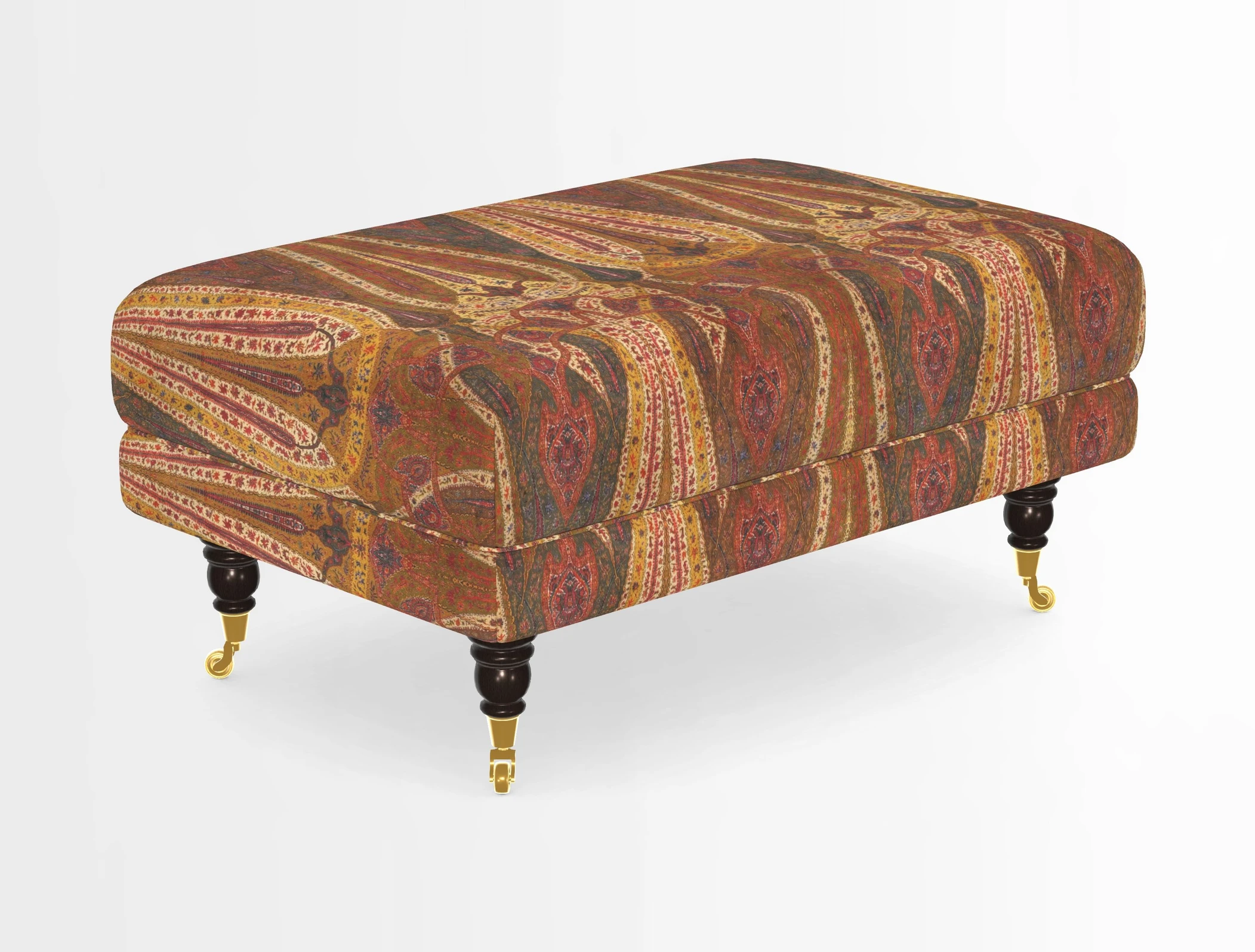 Alwinton Footstool in Osborne & Little Palazzo Pellestrina