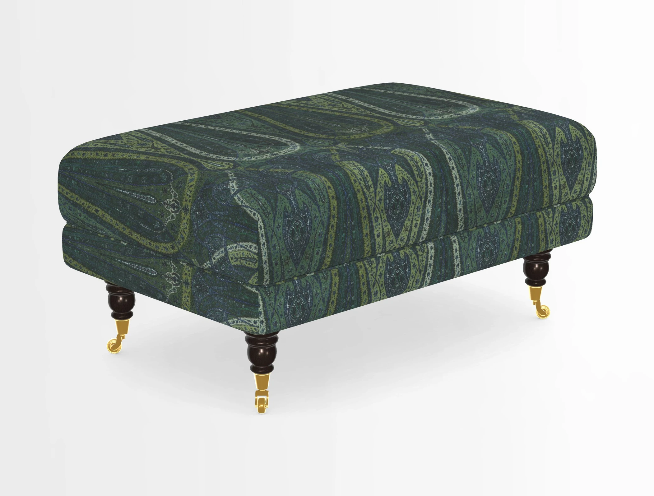 Alwinton Footstool in Osborne & Little Palazzo Pellestrina