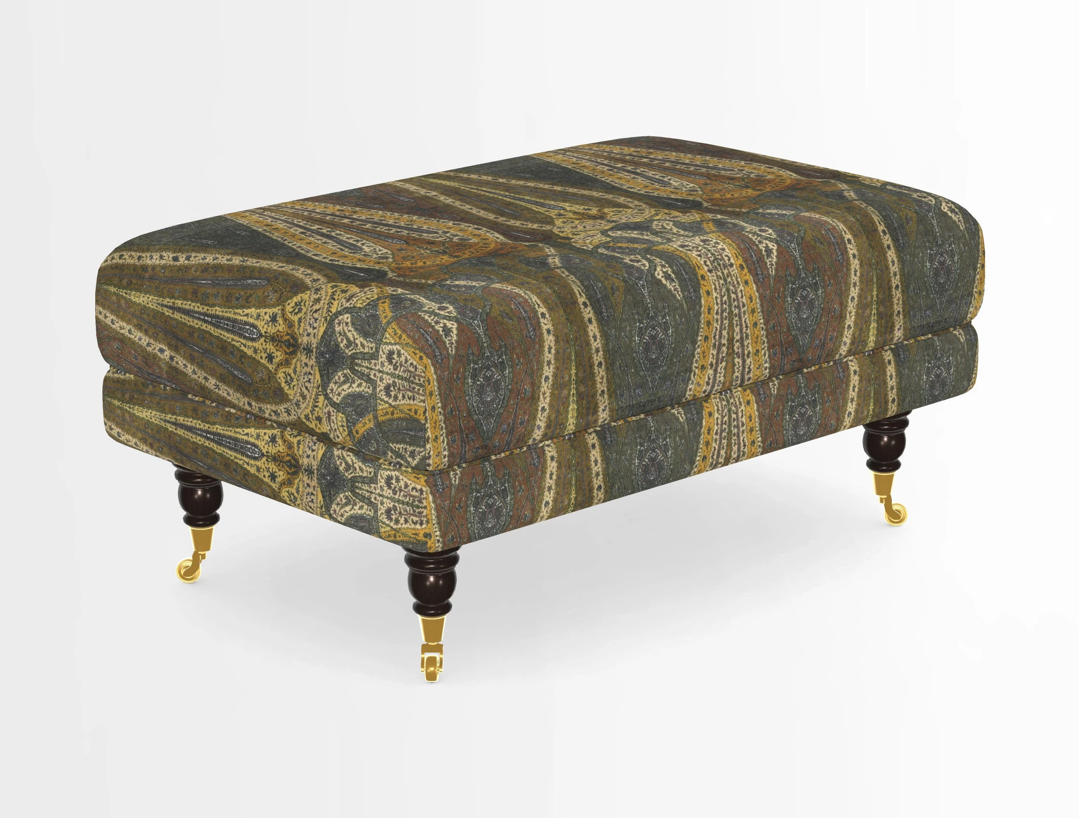 Alwinton Footstool in Osborne & Little Palazzo Pellestrina