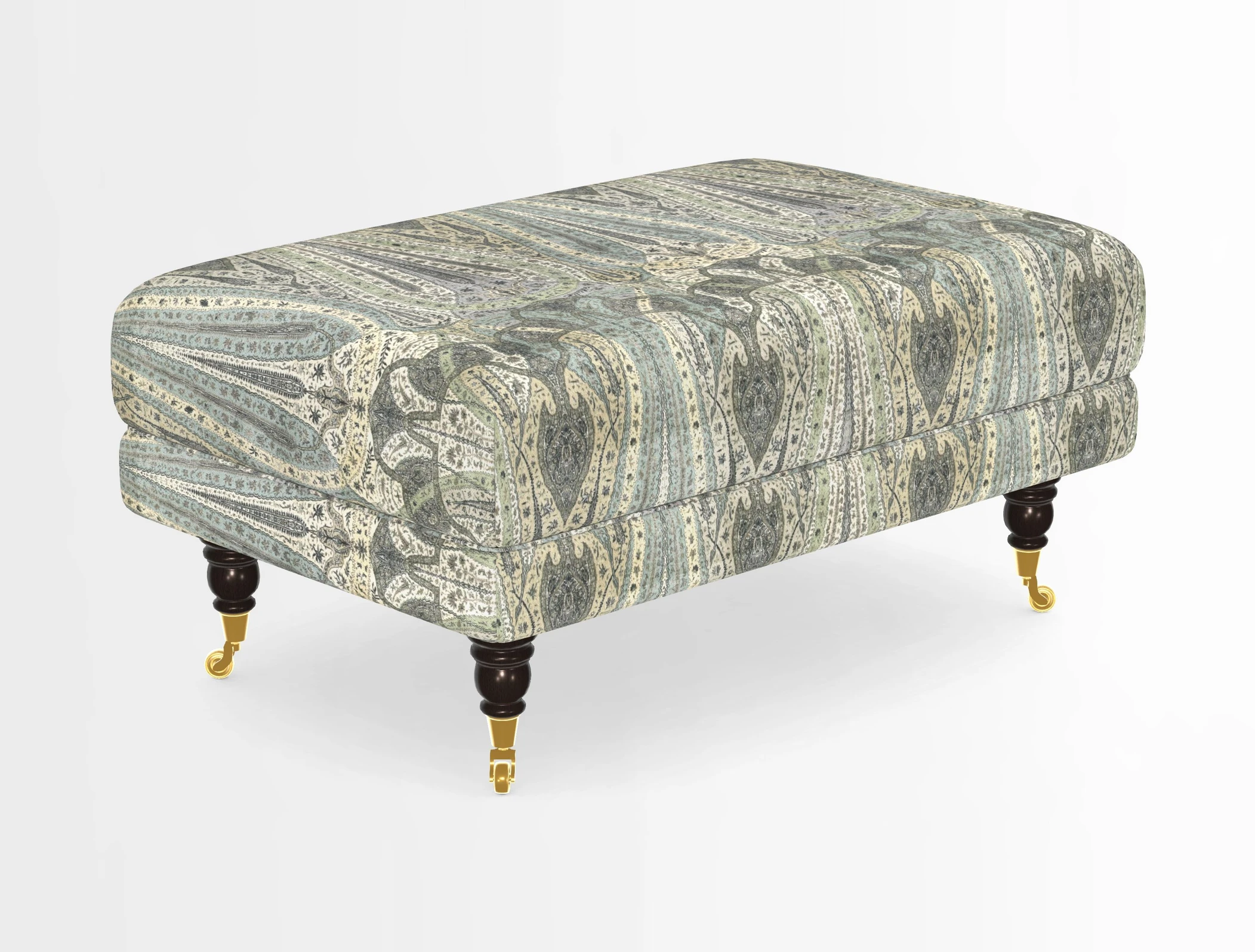 Alwinton Footstool in Osborne & Little Palazzo Pellestrina
