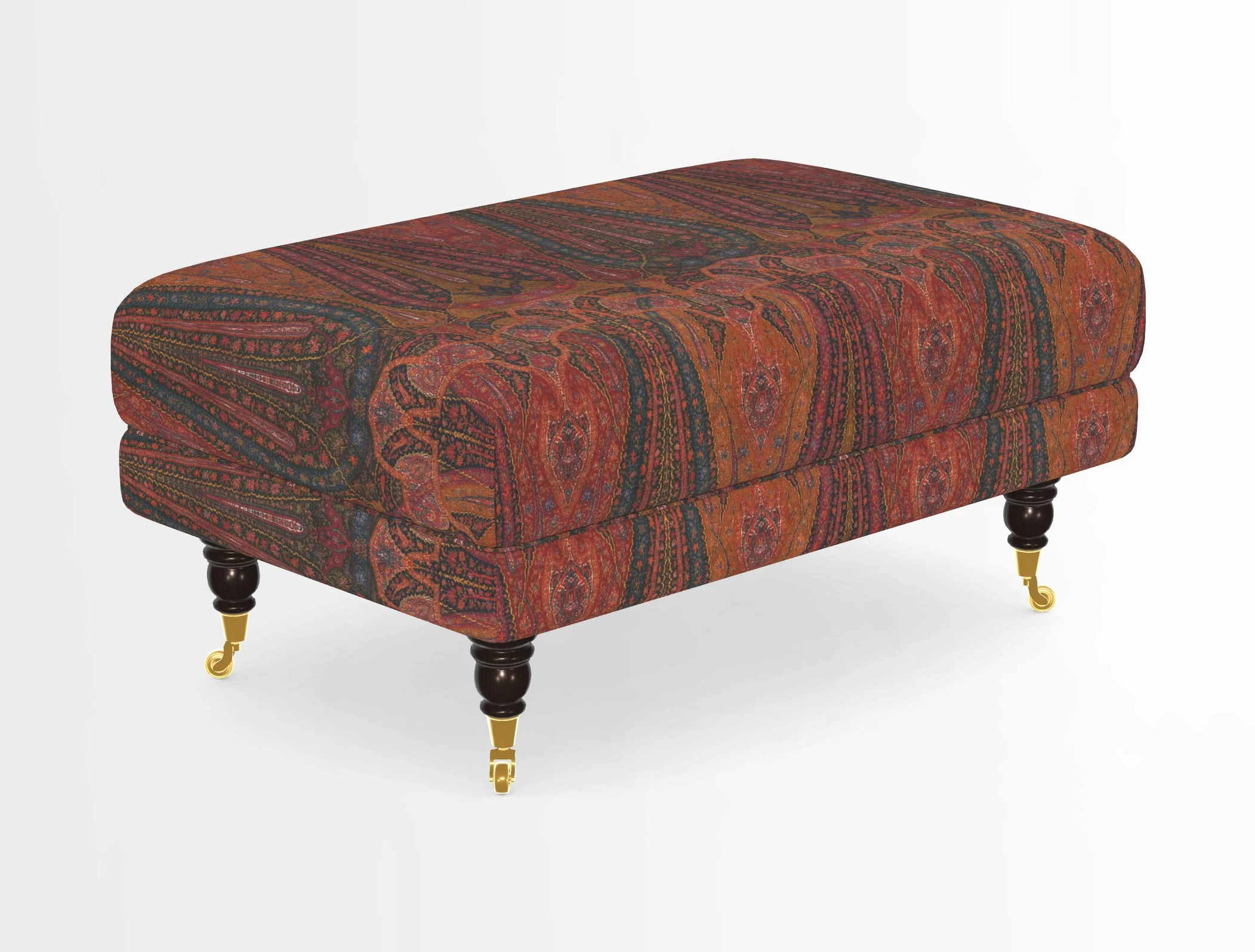 Alwinton Footstool in Osborne & Little Palazzo Pellestrina