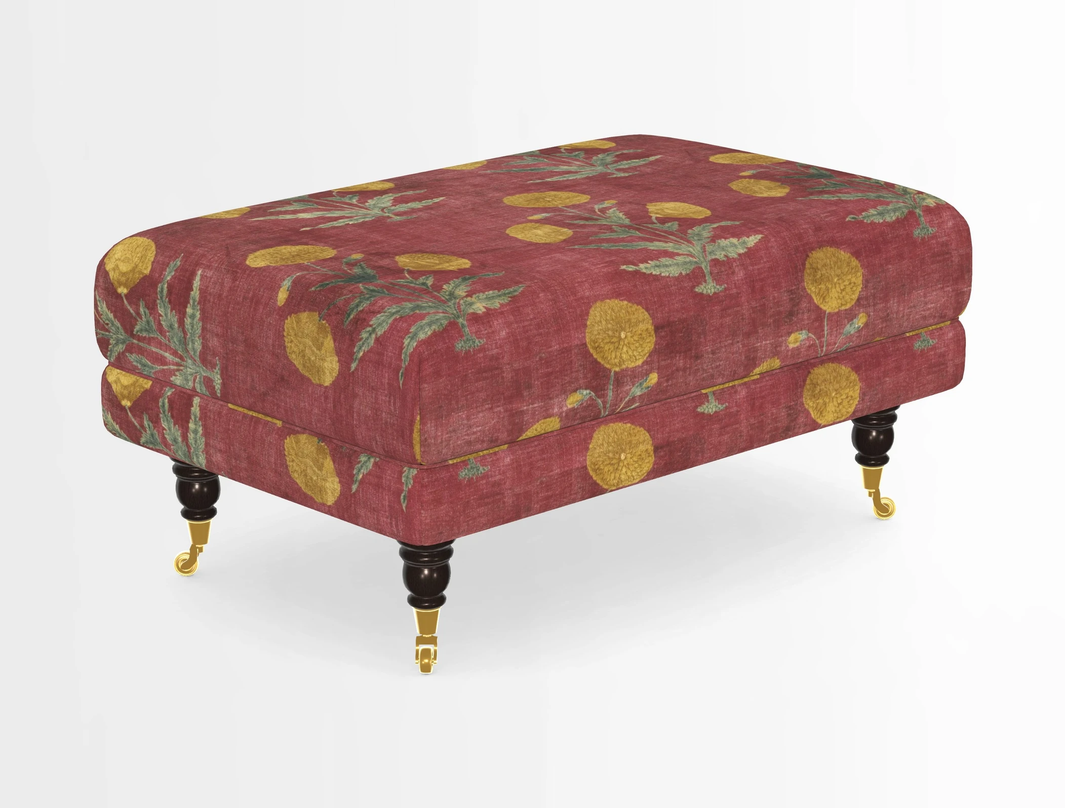 Alwinton Footstool in Osborne & Little Palazzo Pellestrina