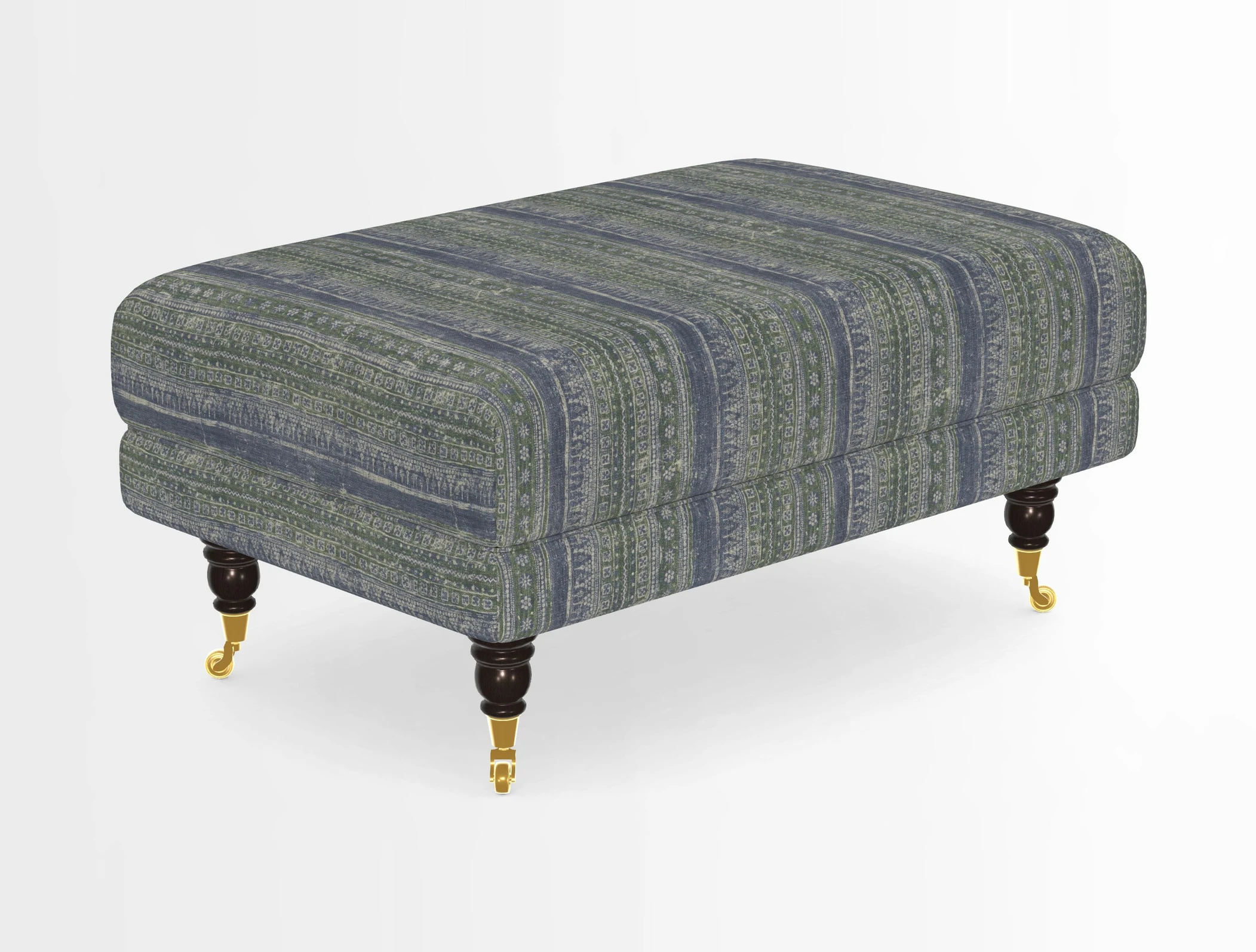 Alwinton Footstool in Osborne & Little Palazzo Pellestrina