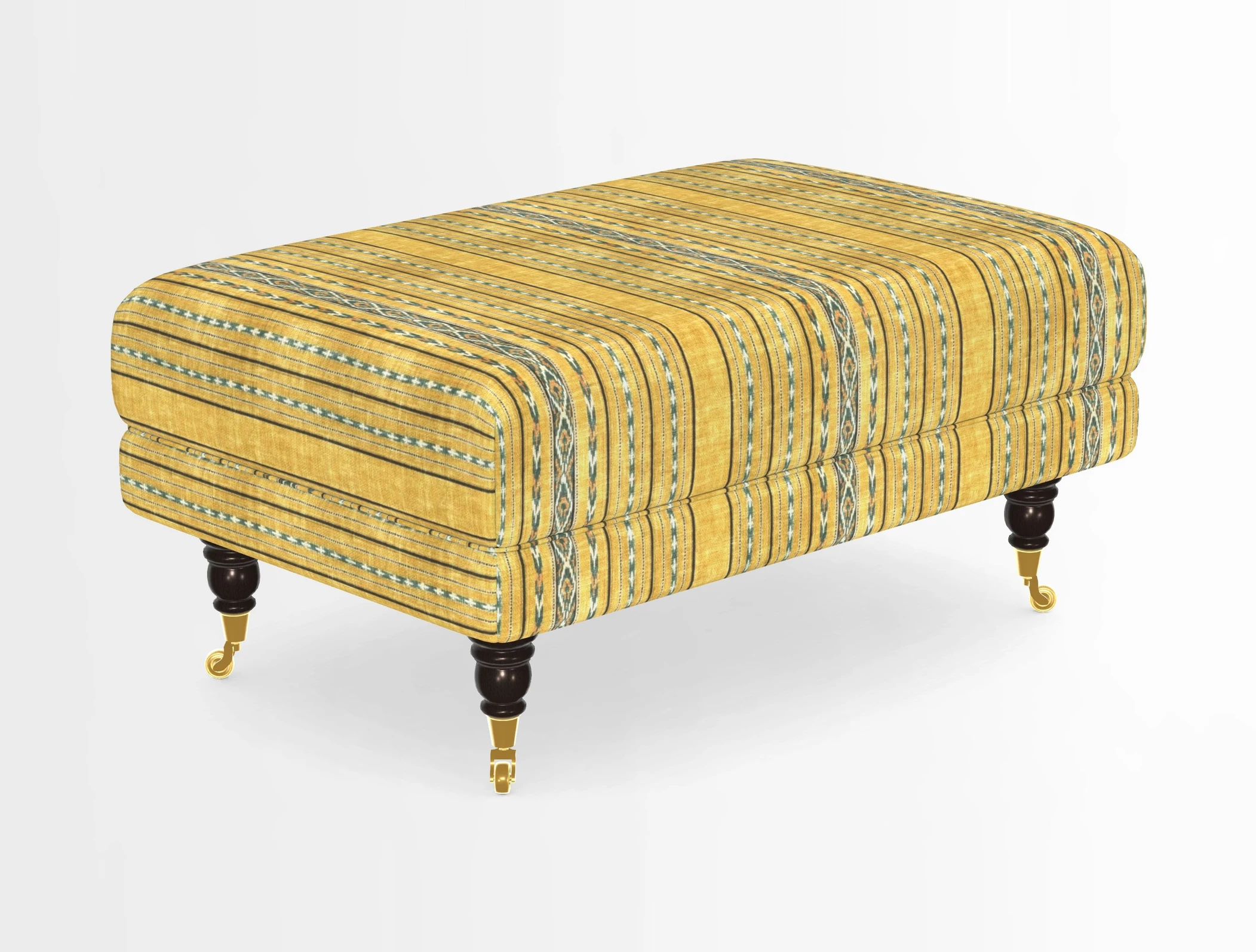 Alwinton Footstool in Osborne & Little Palazzo Pellestrina