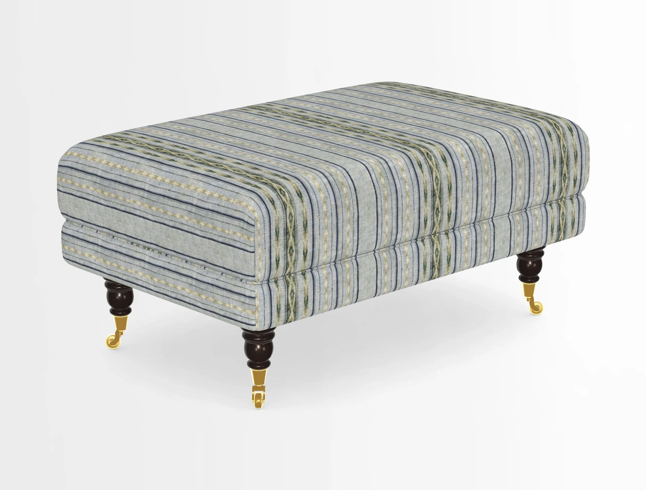 Alwinton Footstool in Osborne & Little Palazzo Pellestrina