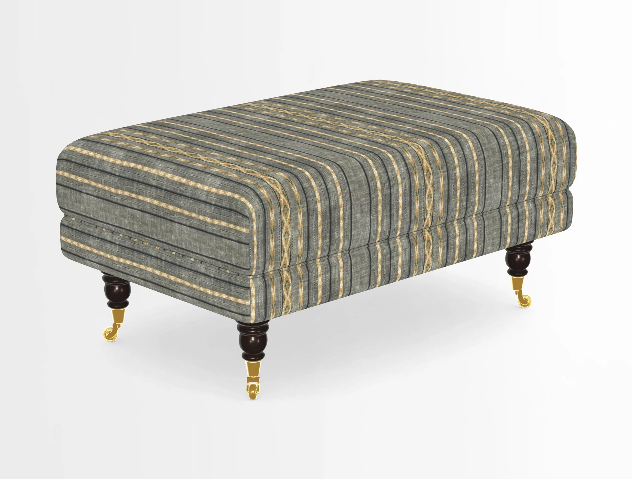 Alwinton Footstool in Osborne & Little Palazzo Pellestrina
