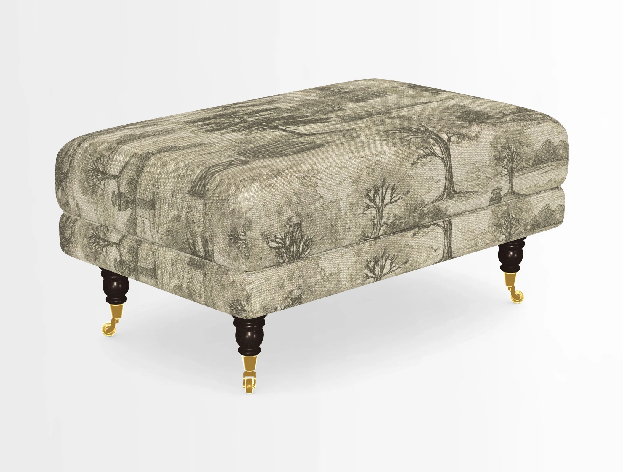 Alwinton Footstool in Osborne & Little Palazzo Pellestrina