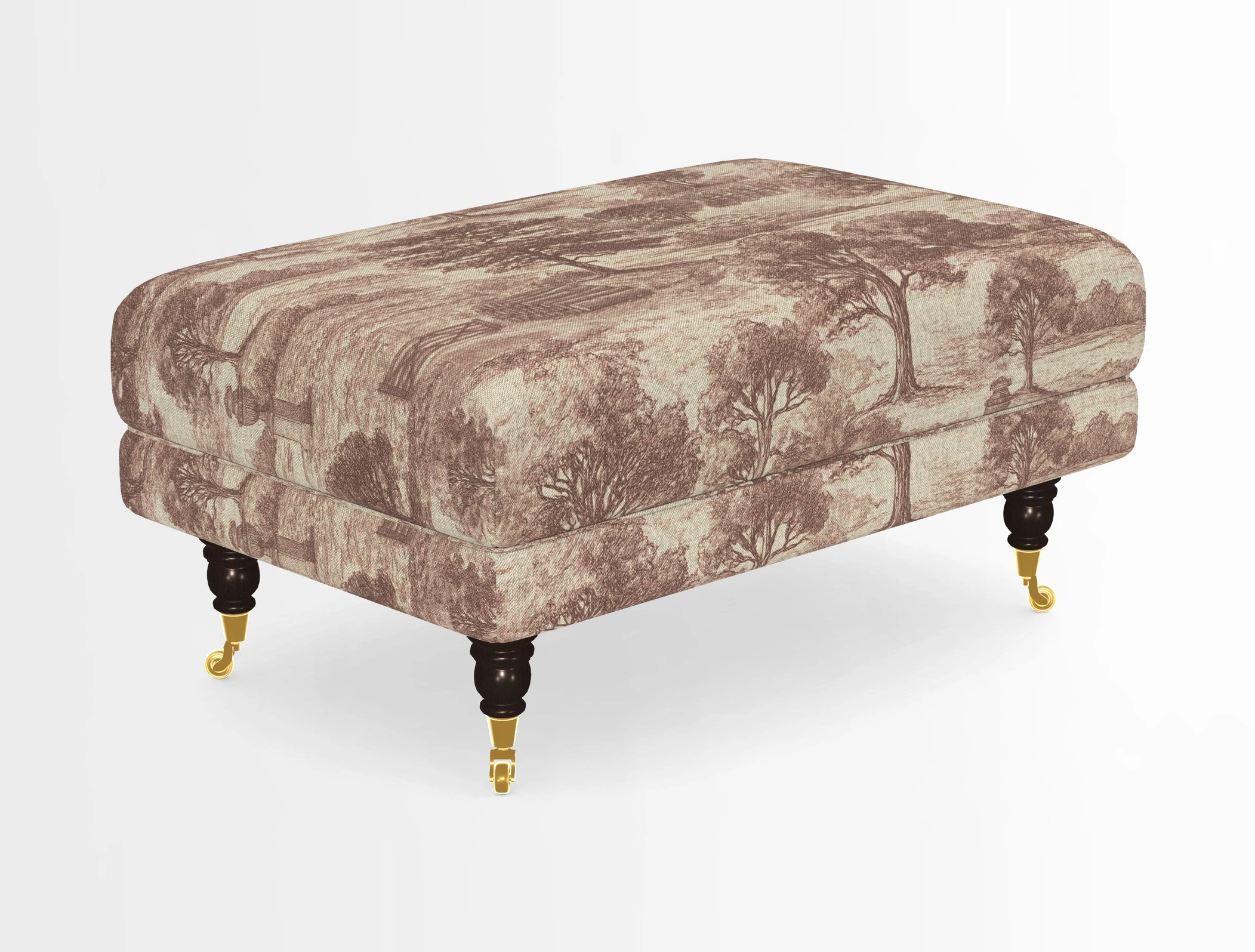 Alwinton Footstool in Osborne & Little Palazzo Pellestrina