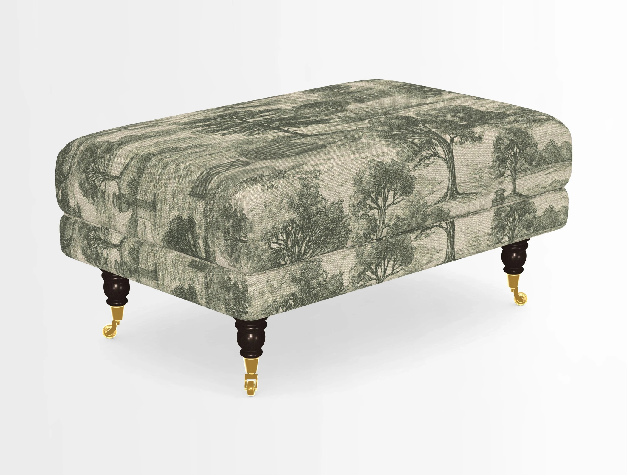 Alwinton Footstool in Osborne & Little Palazzo Pellestrina